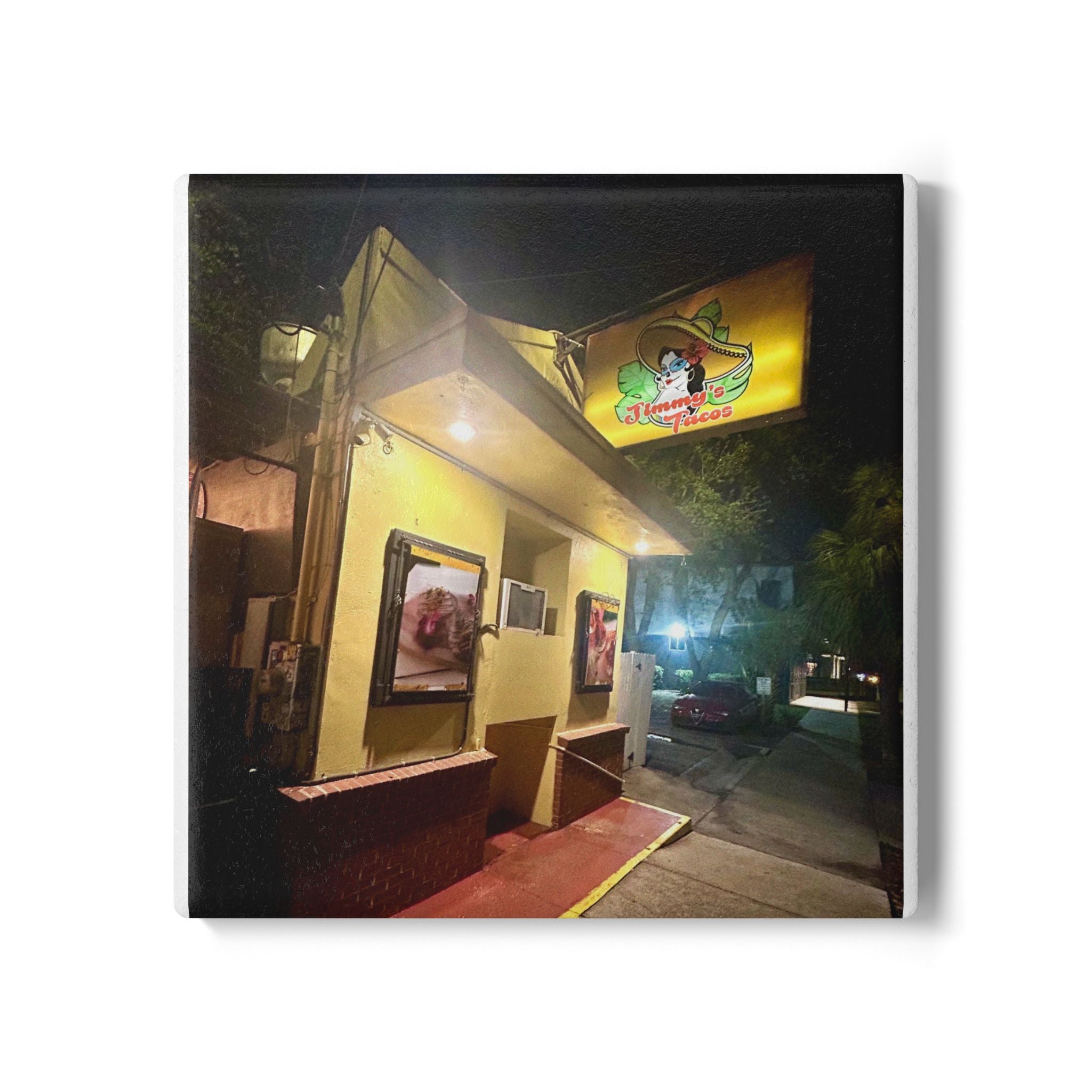 “Jimmy’s Tacos Sign, Ybor City” Coaster