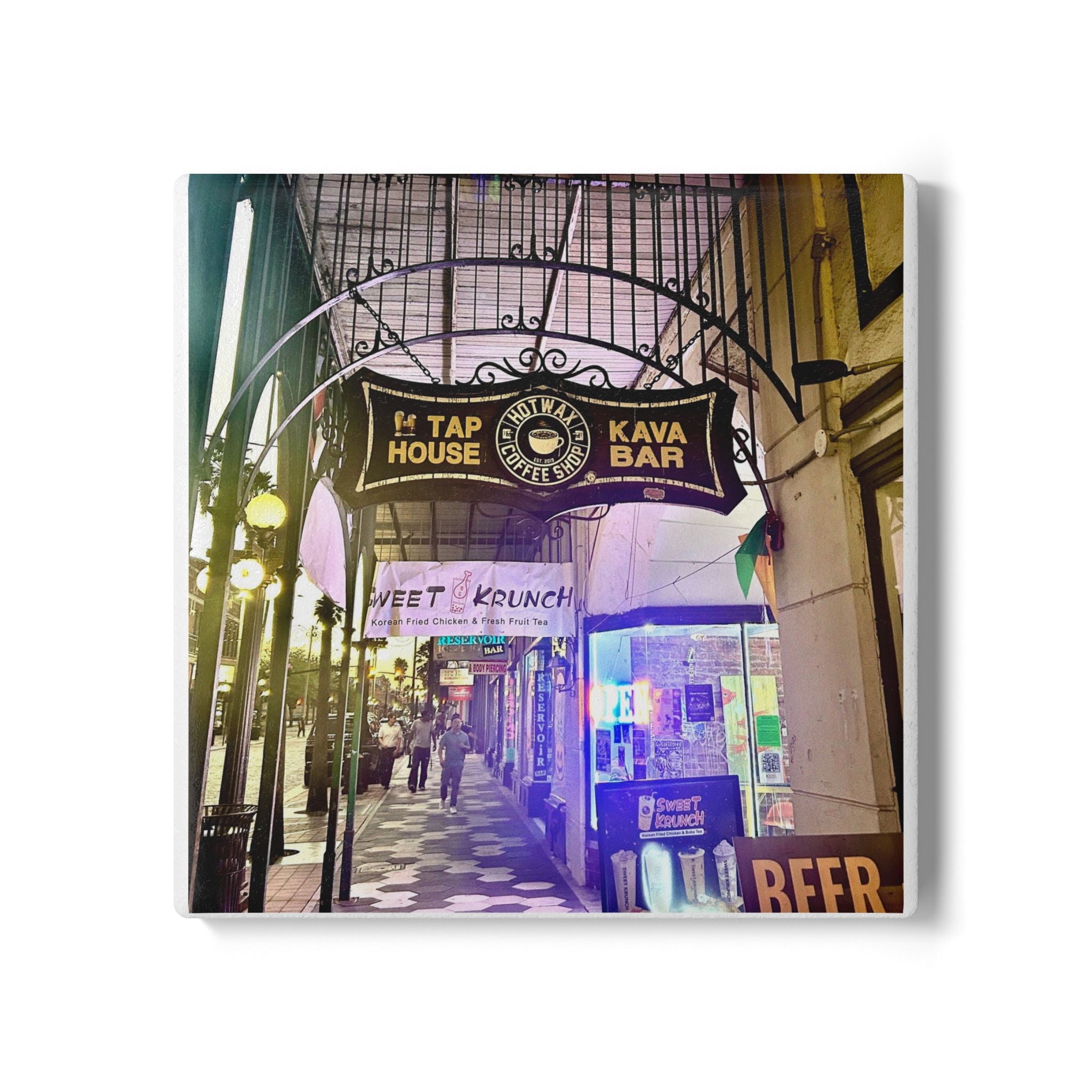 “Ybor City Tap House & Kava Bar” Coaster