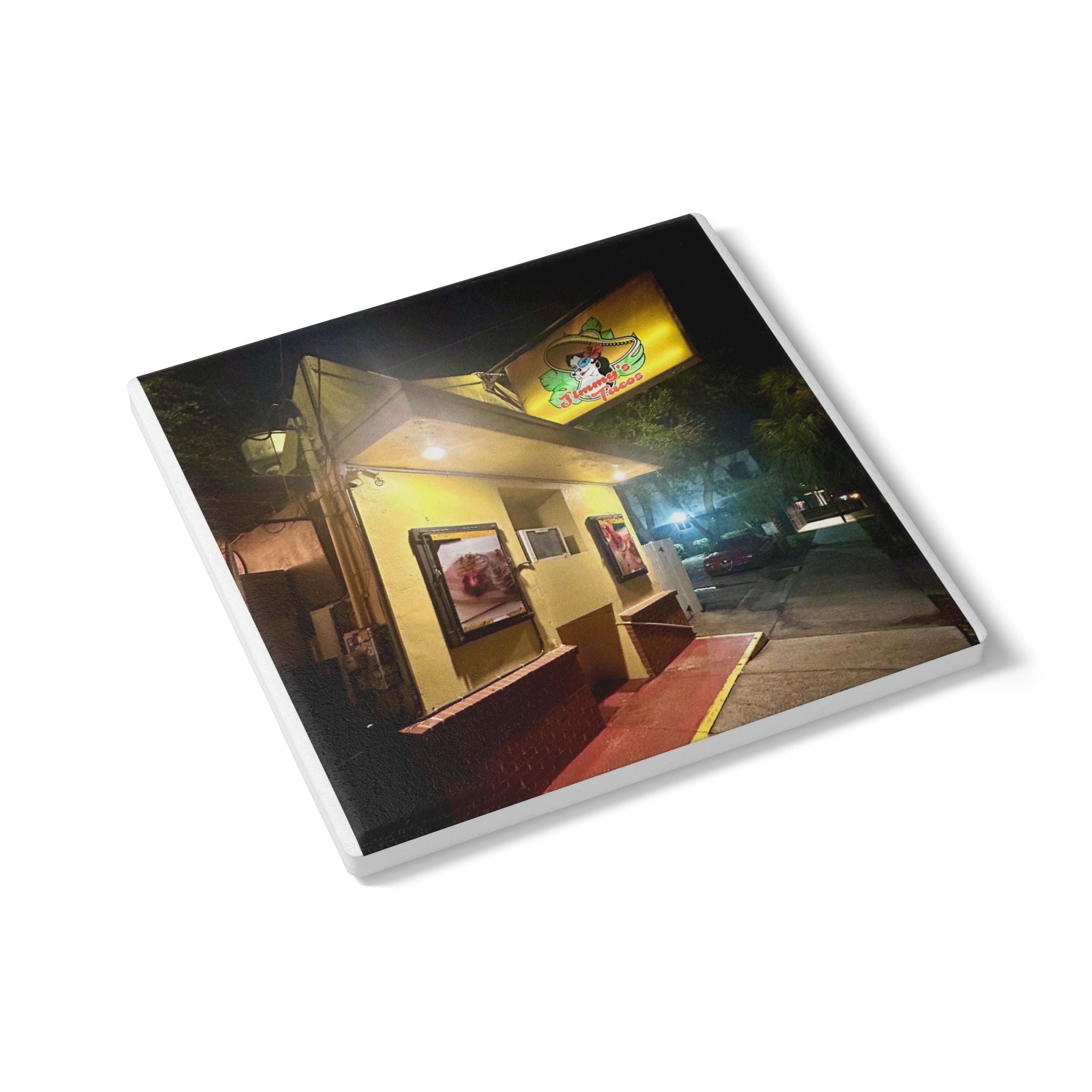 “Jimmy’s Tacos Sign, Ybor City” Coaster