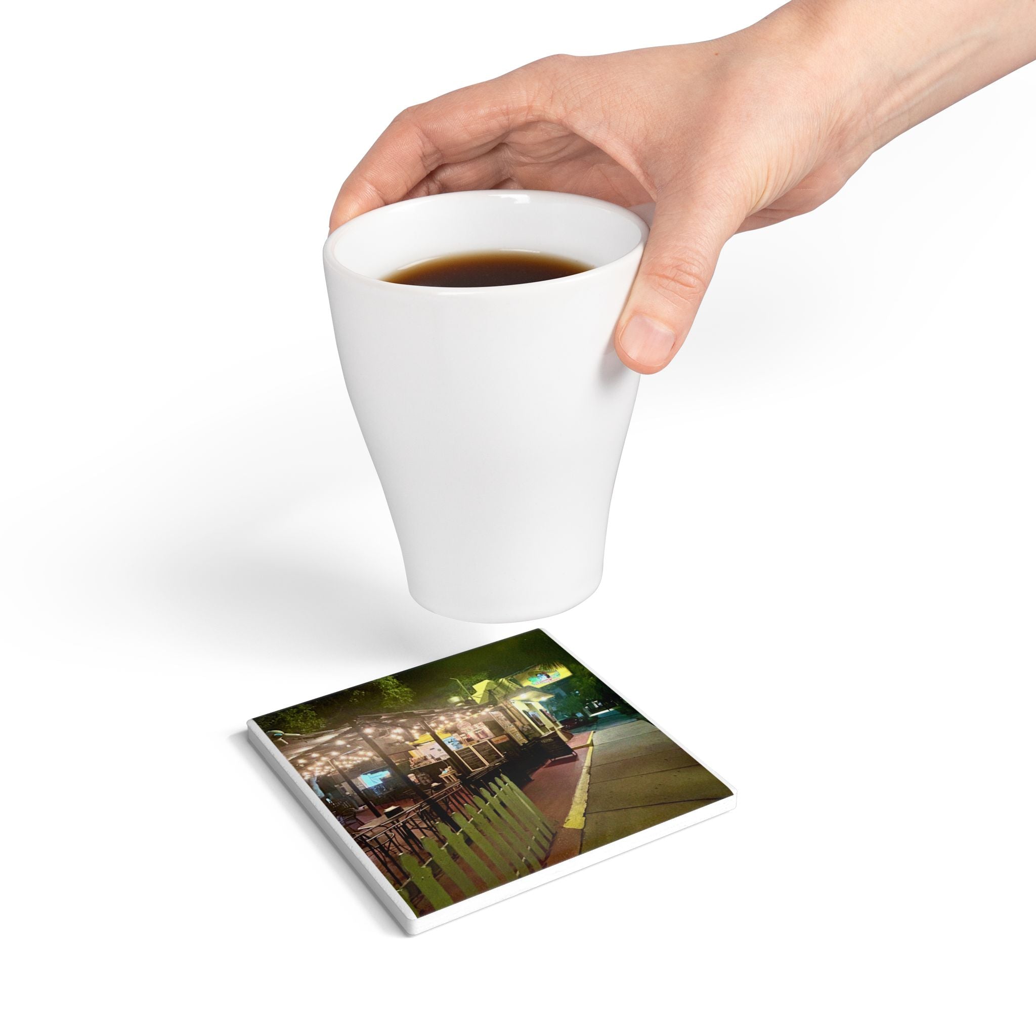 “Jimmy’s Tacos at Night, Ybor City” Coaster