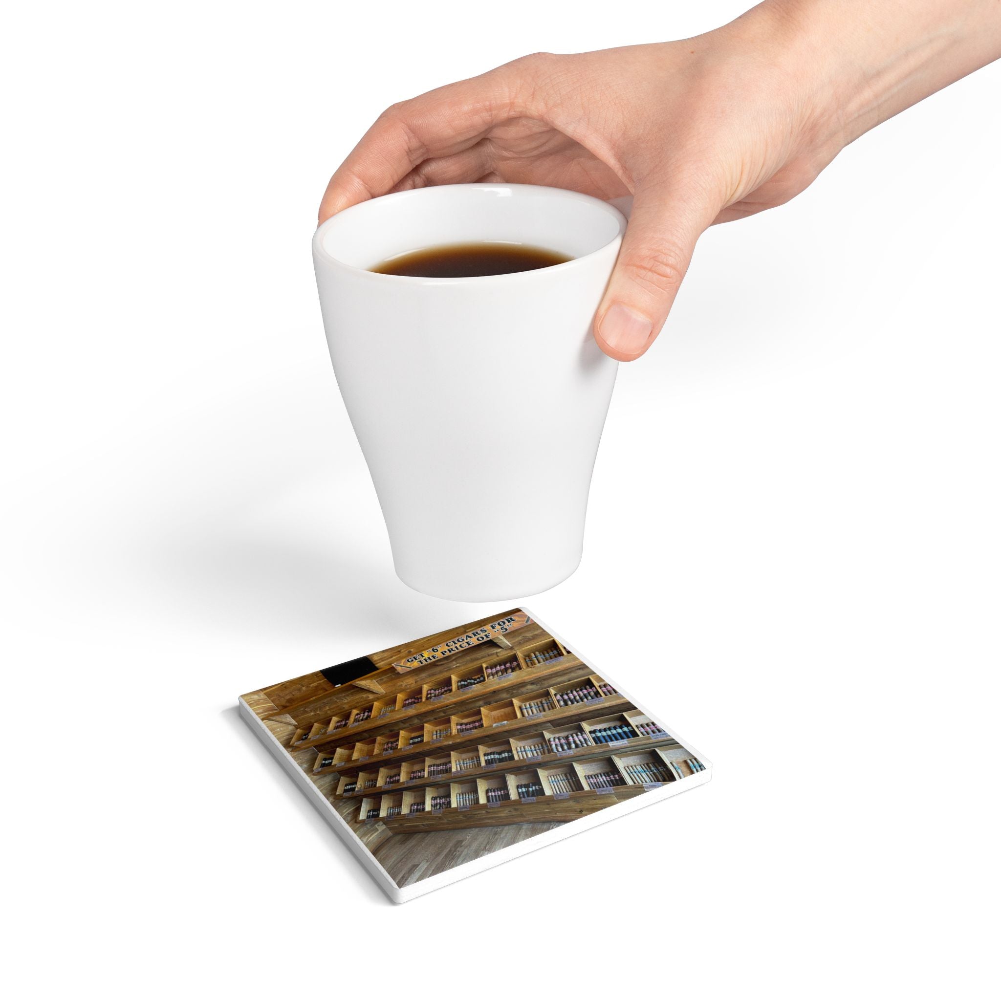 “Ybor Cigar Shop” Coaster