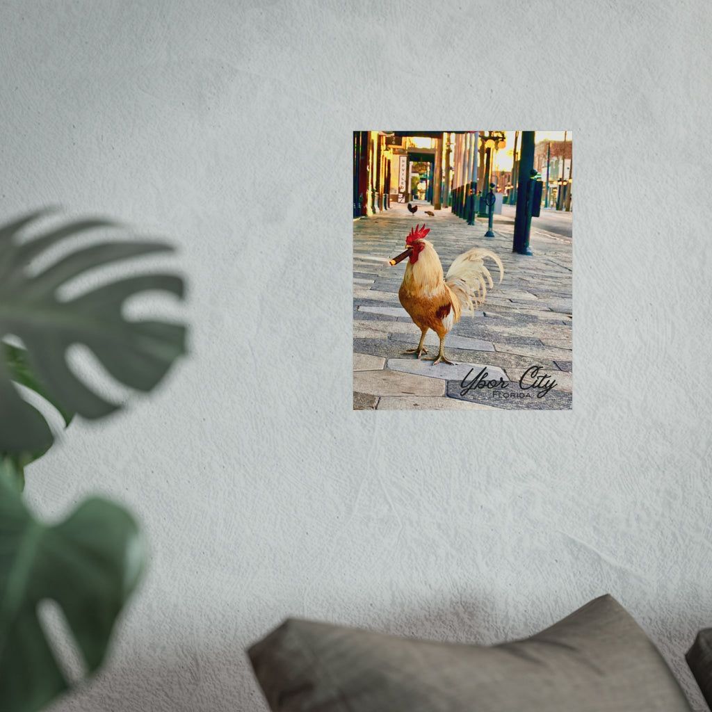 Ybor City Rooster on 7th with Cigar Wall Art
