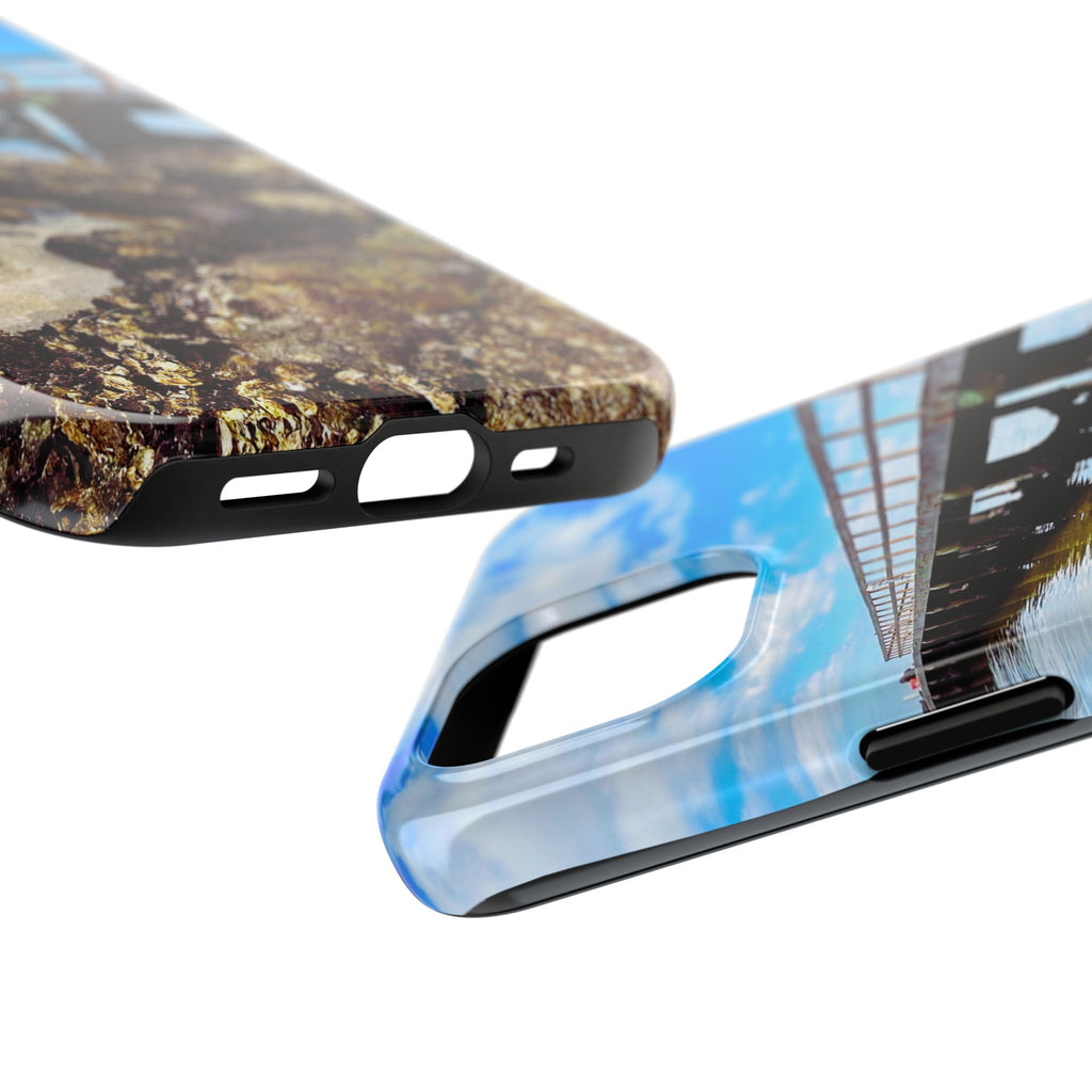 Coastal Pier & Oyster Rocks Phone Case