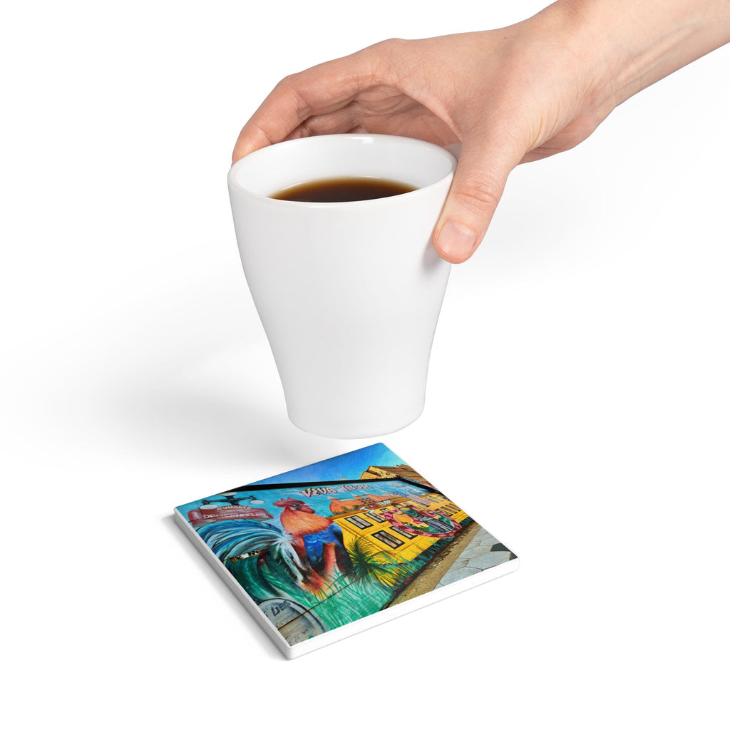 Viva Ybor Ceramic Coaster