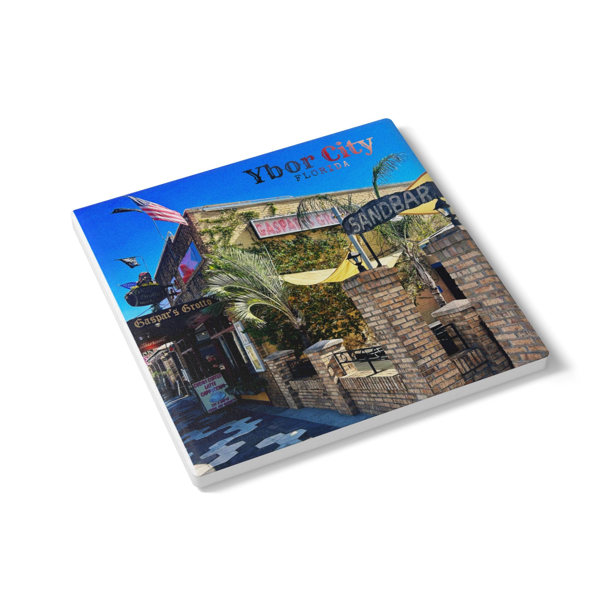 Gaspar’s Grotto Ybor City Ceramic Coaster