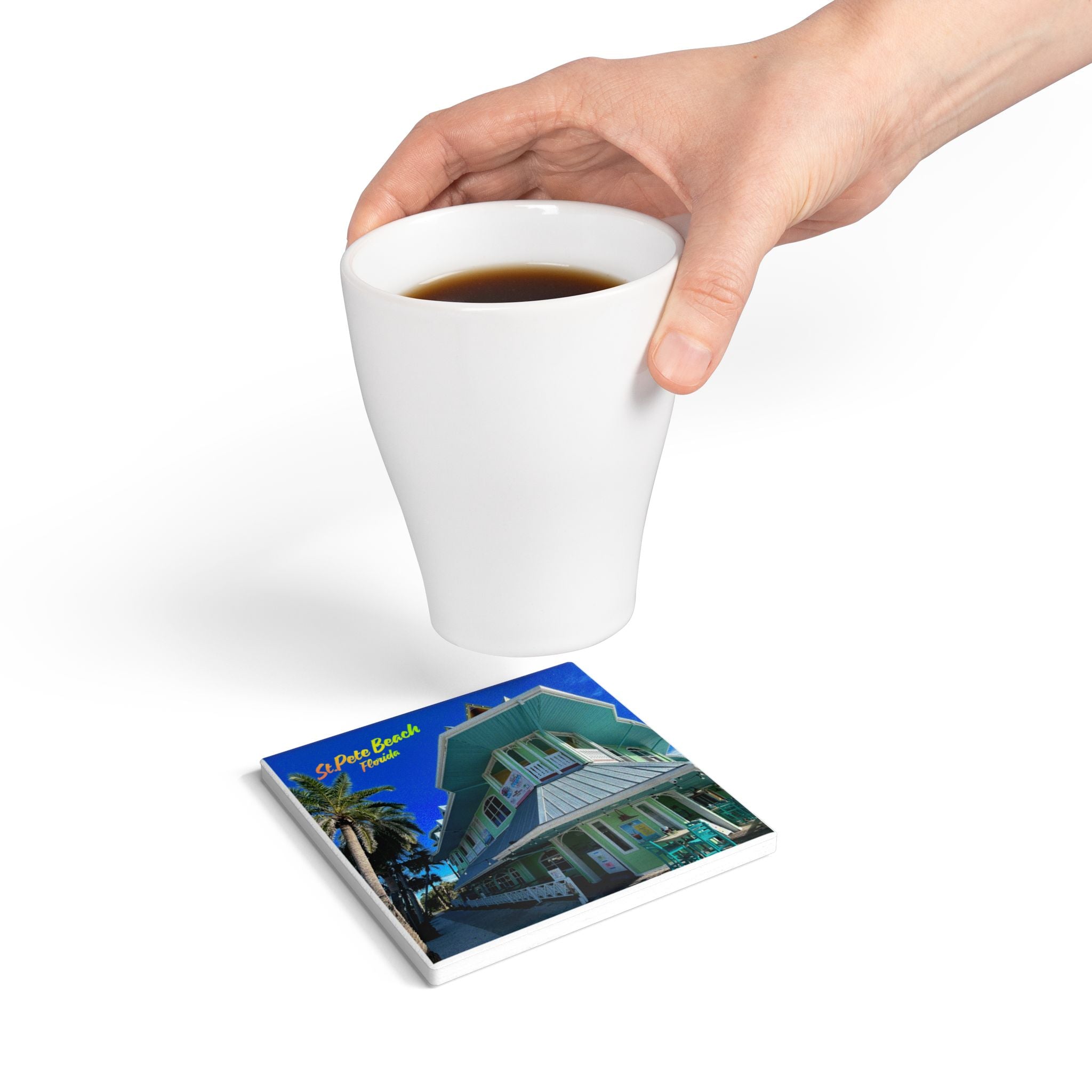 St. Pete Beach Florida Coastal Café Coaster