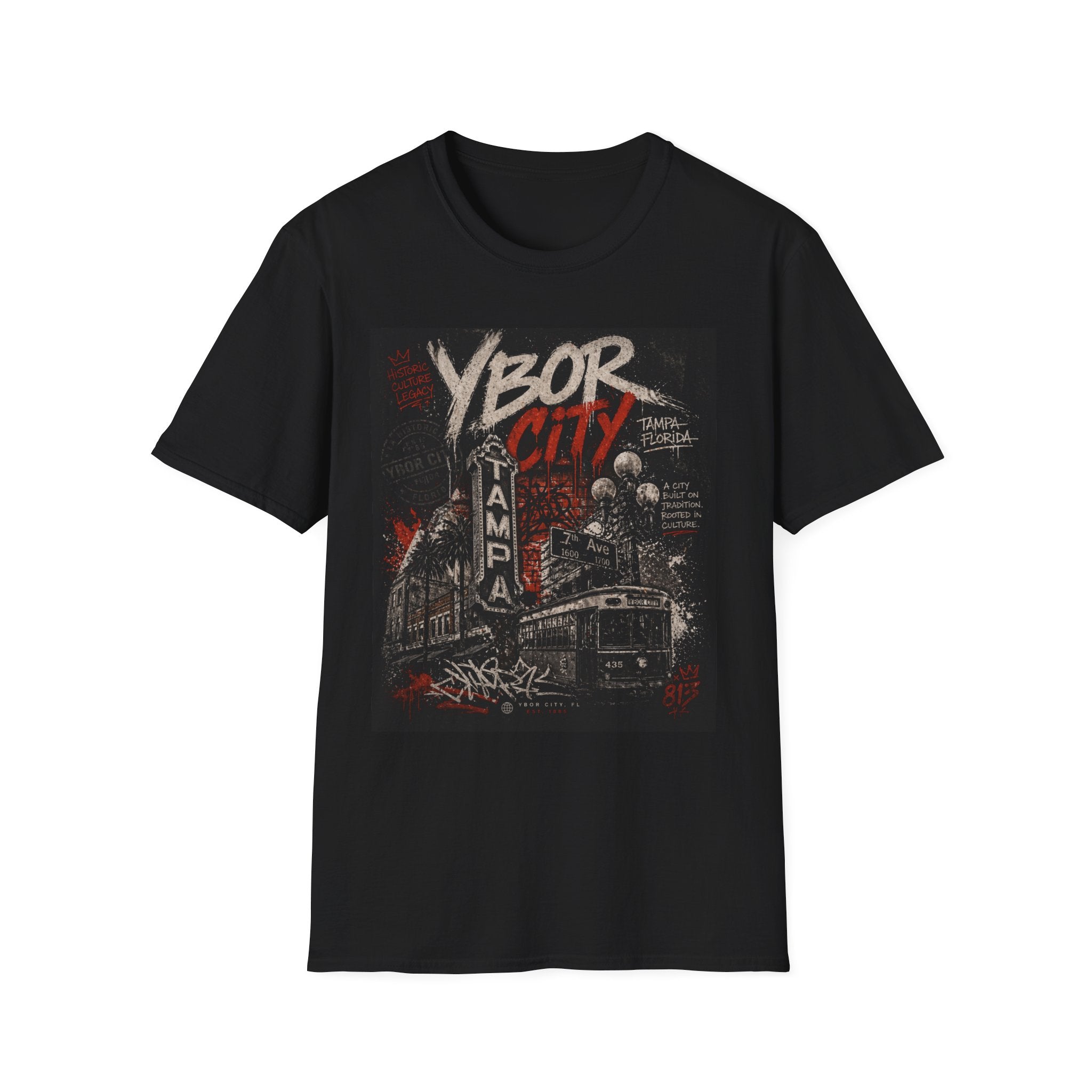 Ybor City Street Graffiti T-Shirt
