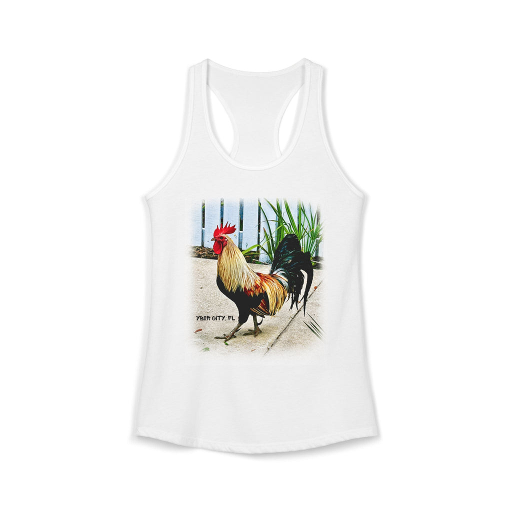 Ybor City Rooster Woman's Tank T-Shirt