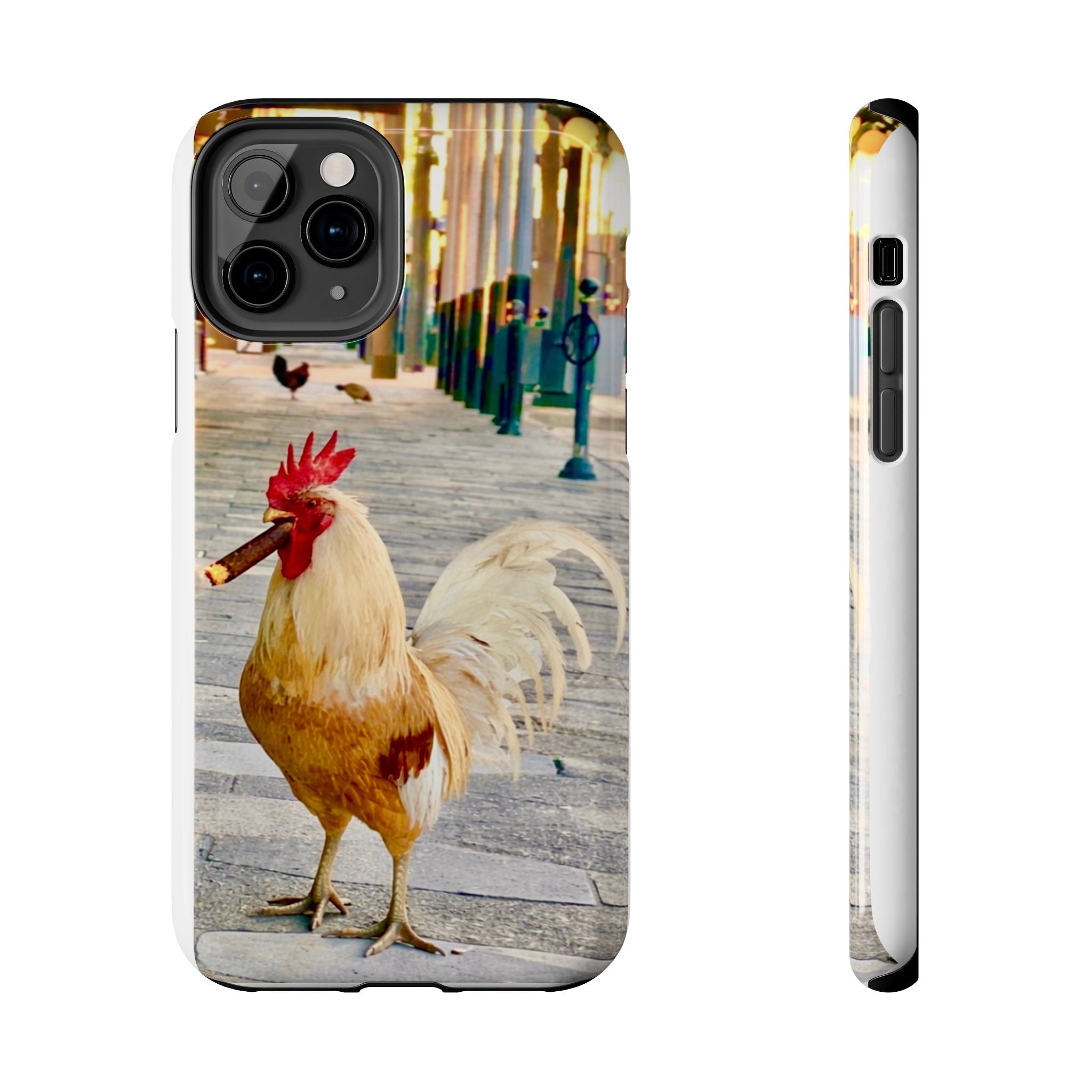 7th St Smoking Rooster Phone Case