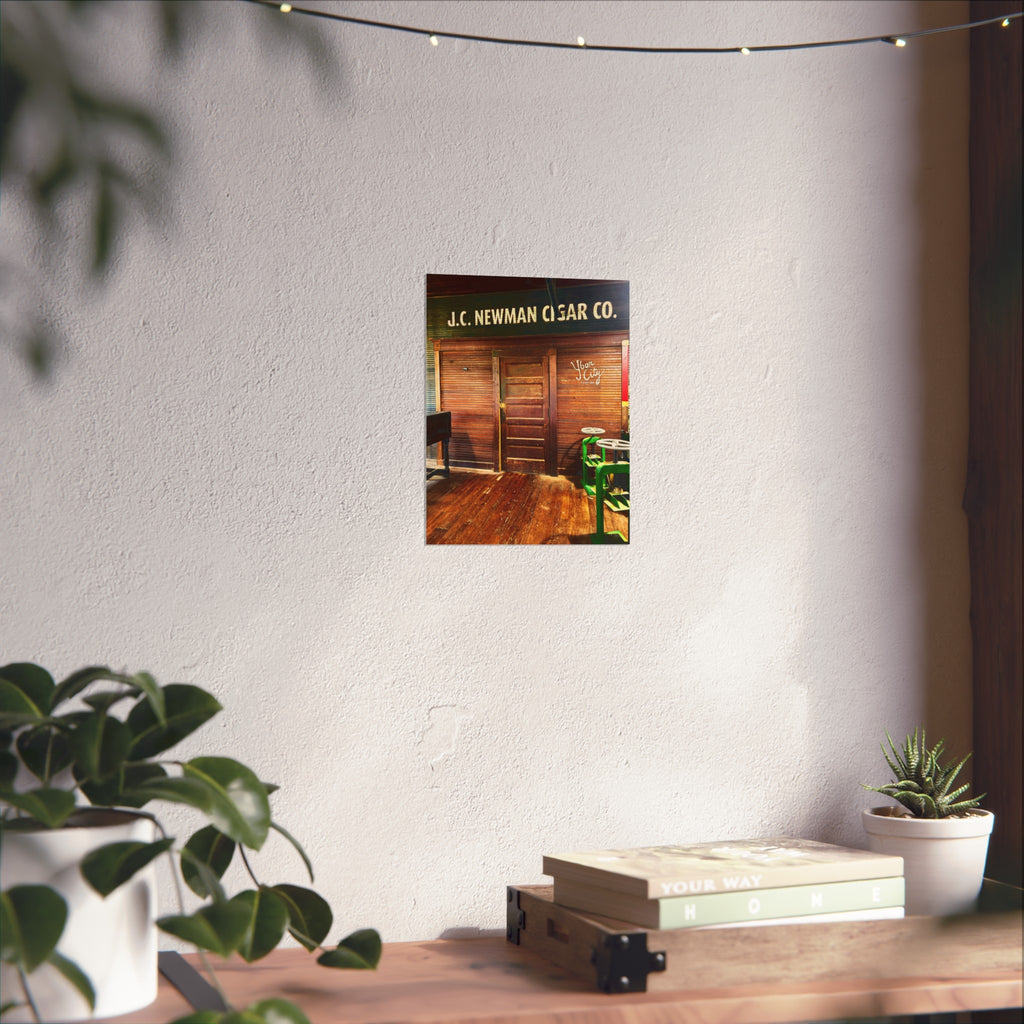 JC Newman Cigar Factory Vintage Door Wall Art