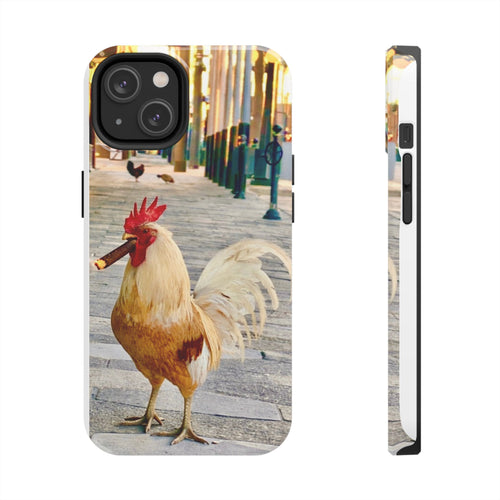 7th St Smoking Rooster Phone Case