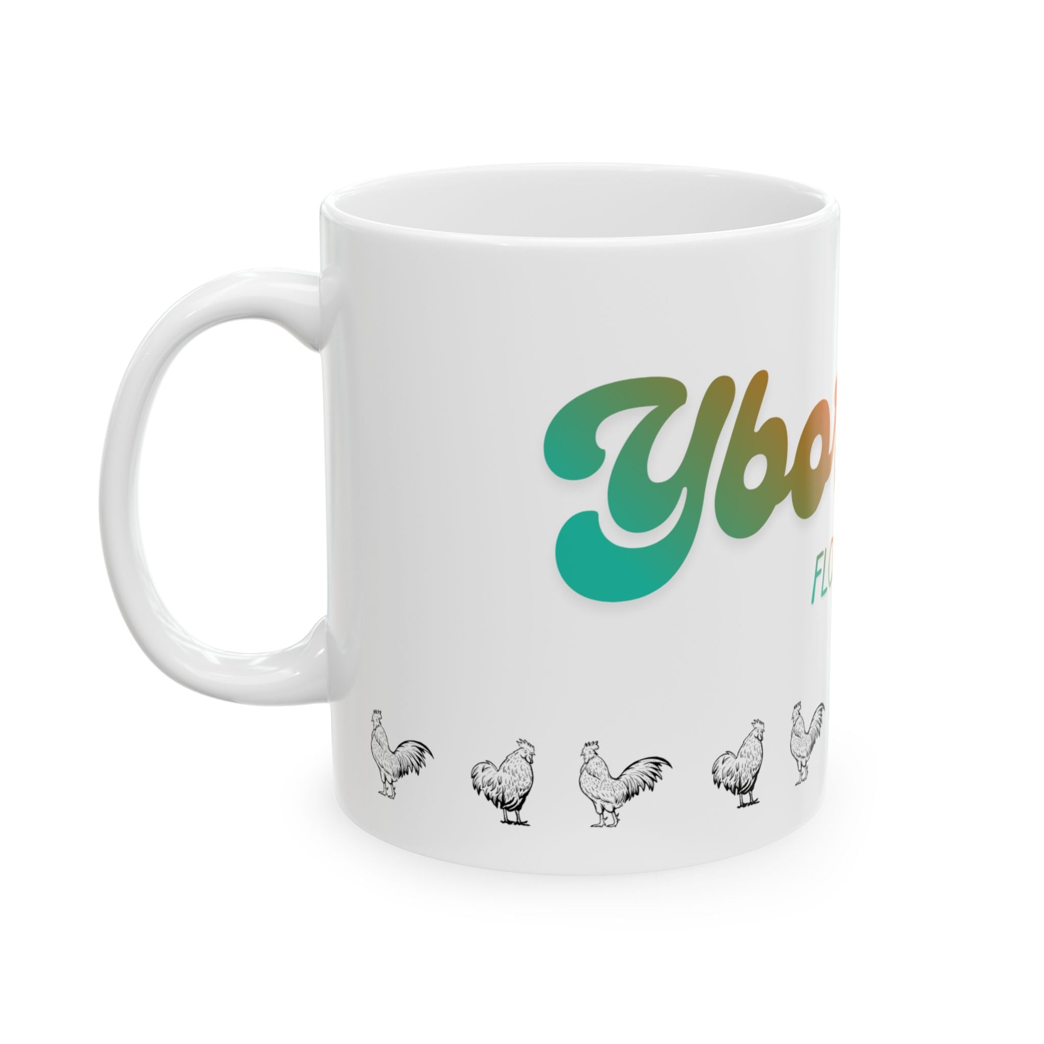 Ybor City and Rooster Ceramic Mug