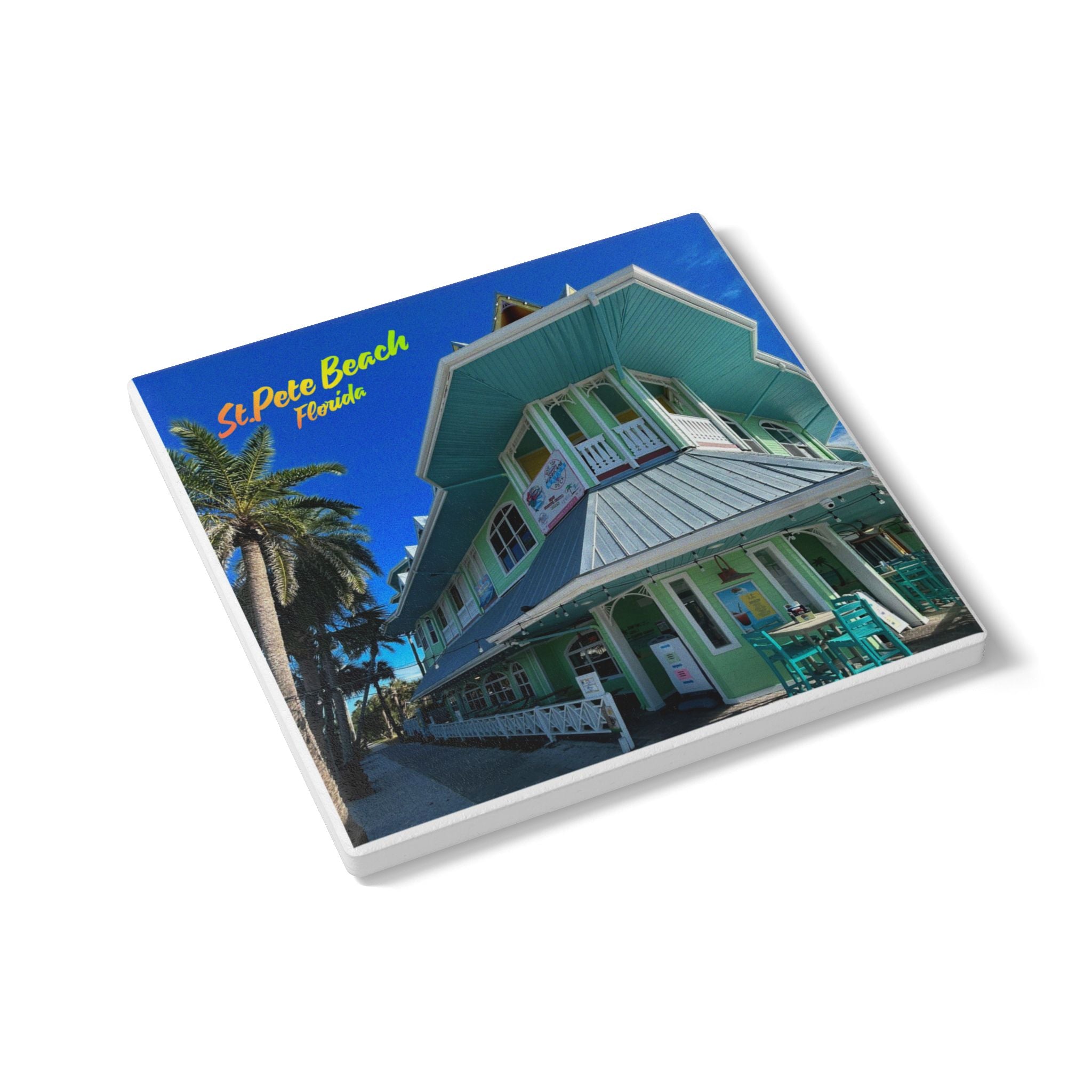 St. Pete Beach Florida Coastal Café Coaster