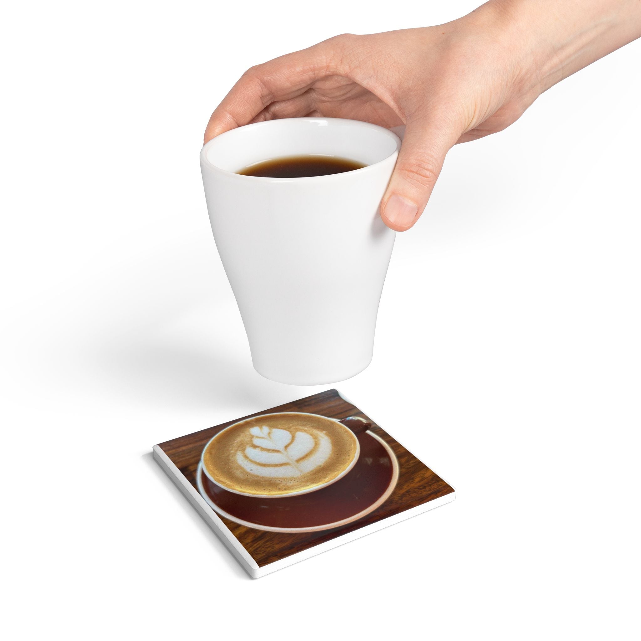 Ybor Coffee Art” Coaster