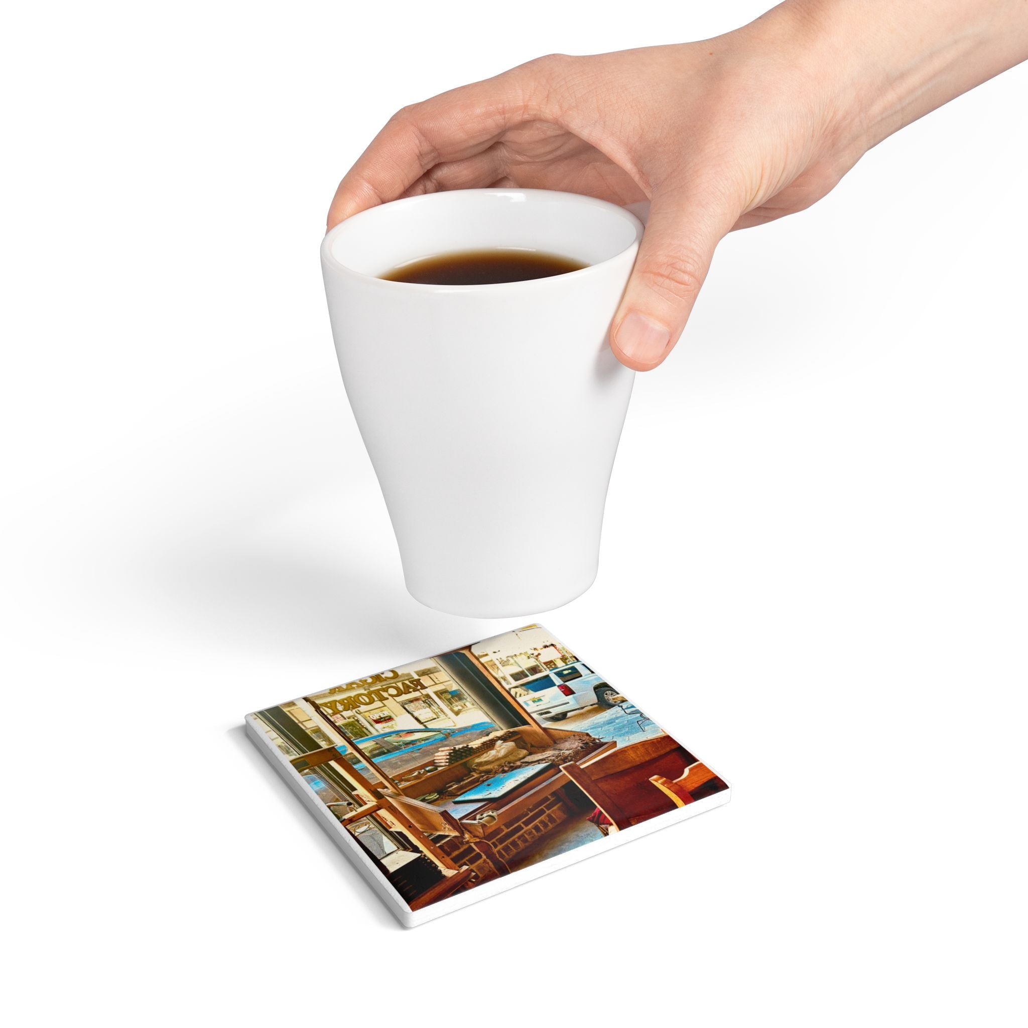 Cigar Rolling Table Coaster