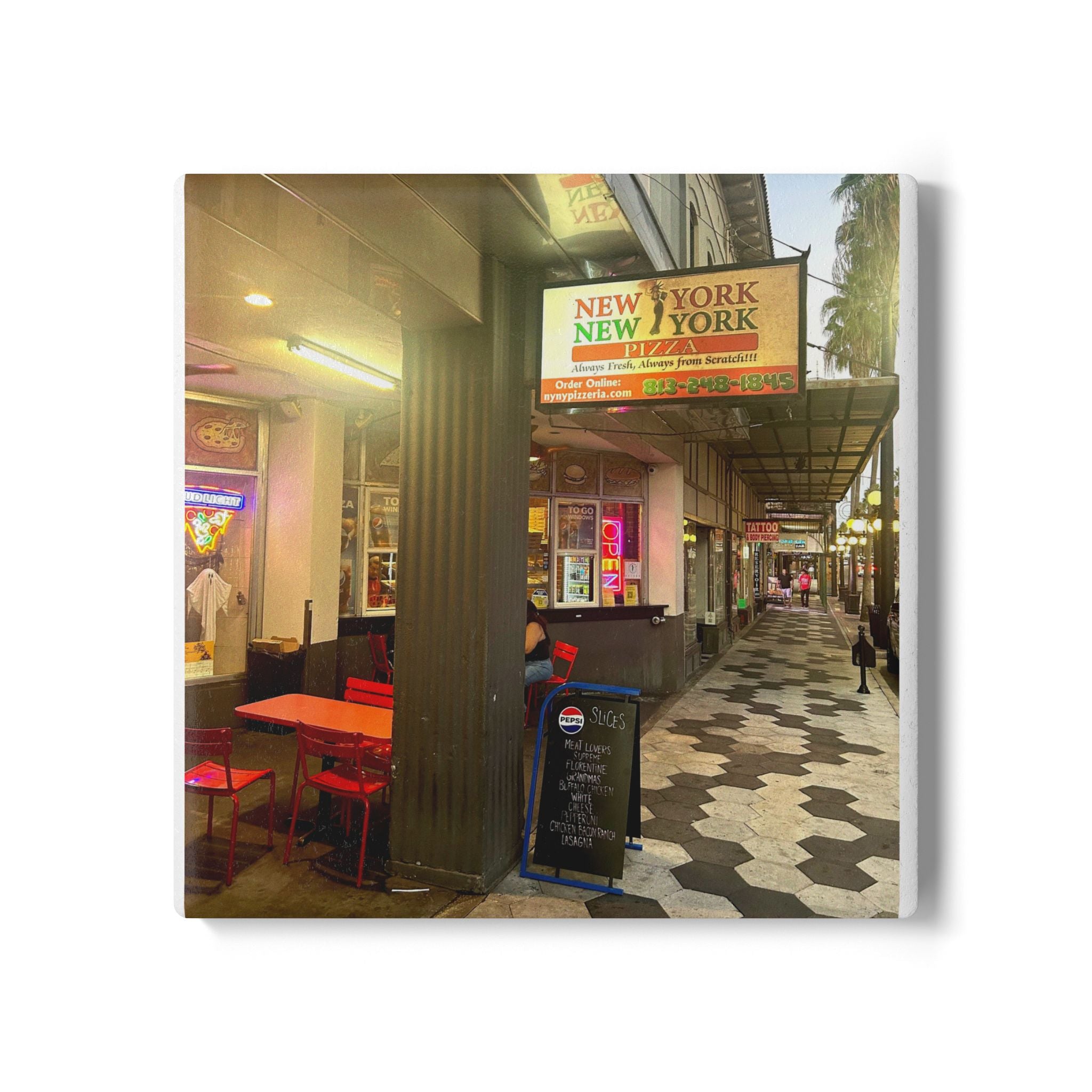 “7th Avenue Nights” Coaster