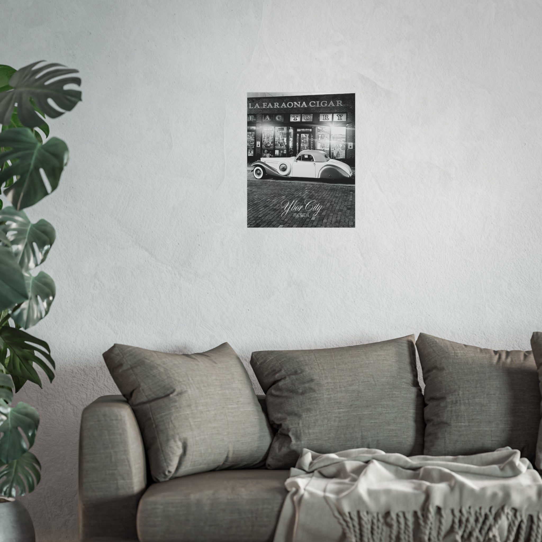 Black and White Vintage Classic Car Wall Art