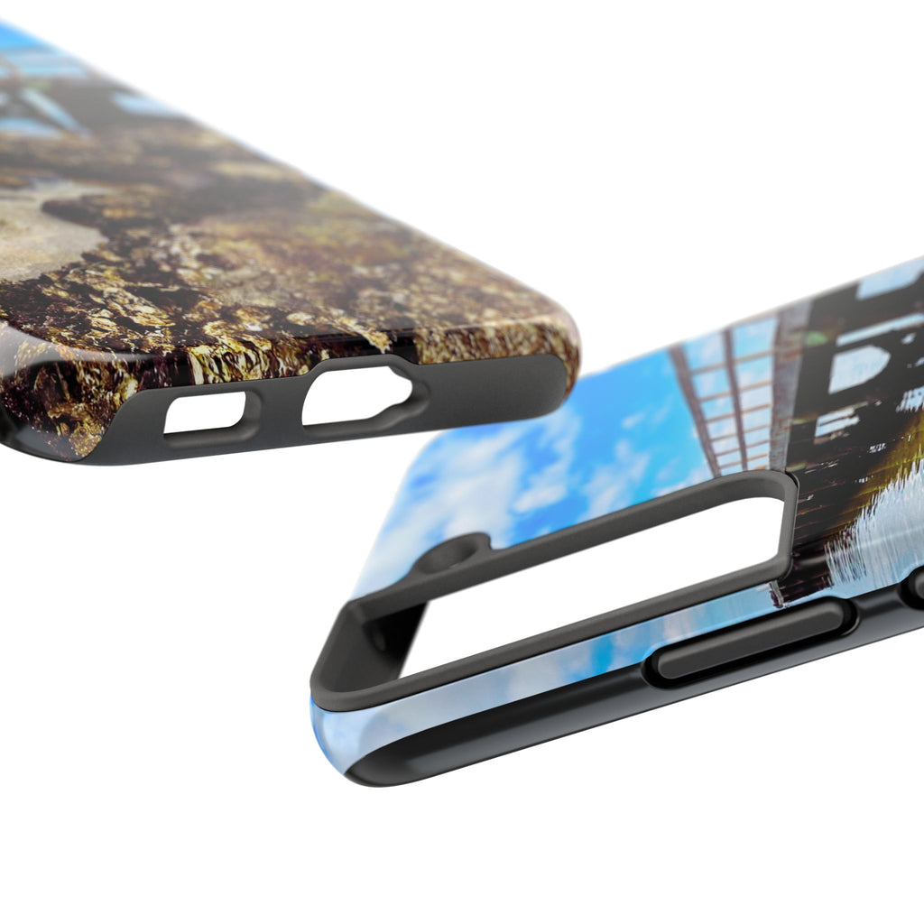 Coastal Pier & Oyster Rocks Phone Case