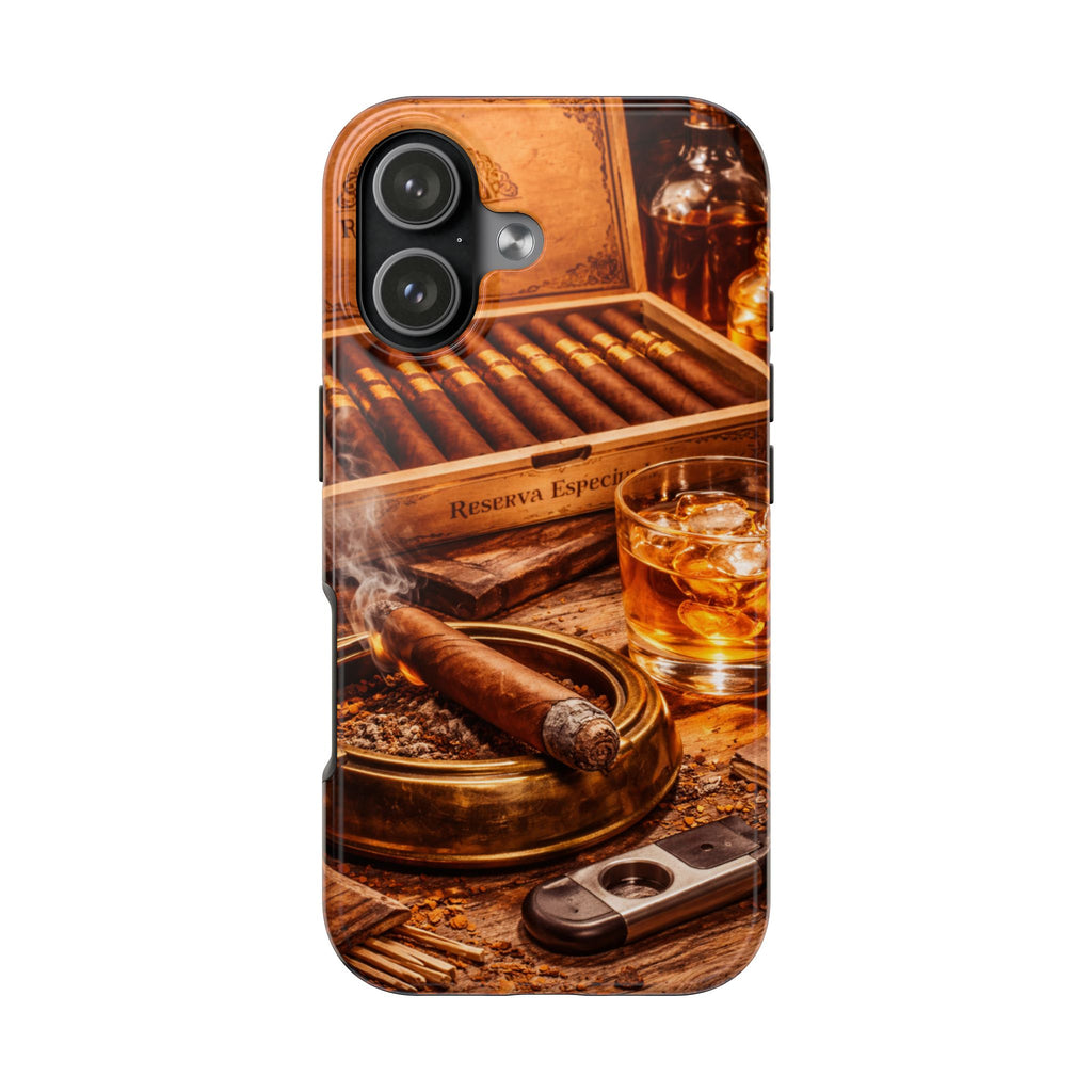 Cigar & Whiskey Phone Case