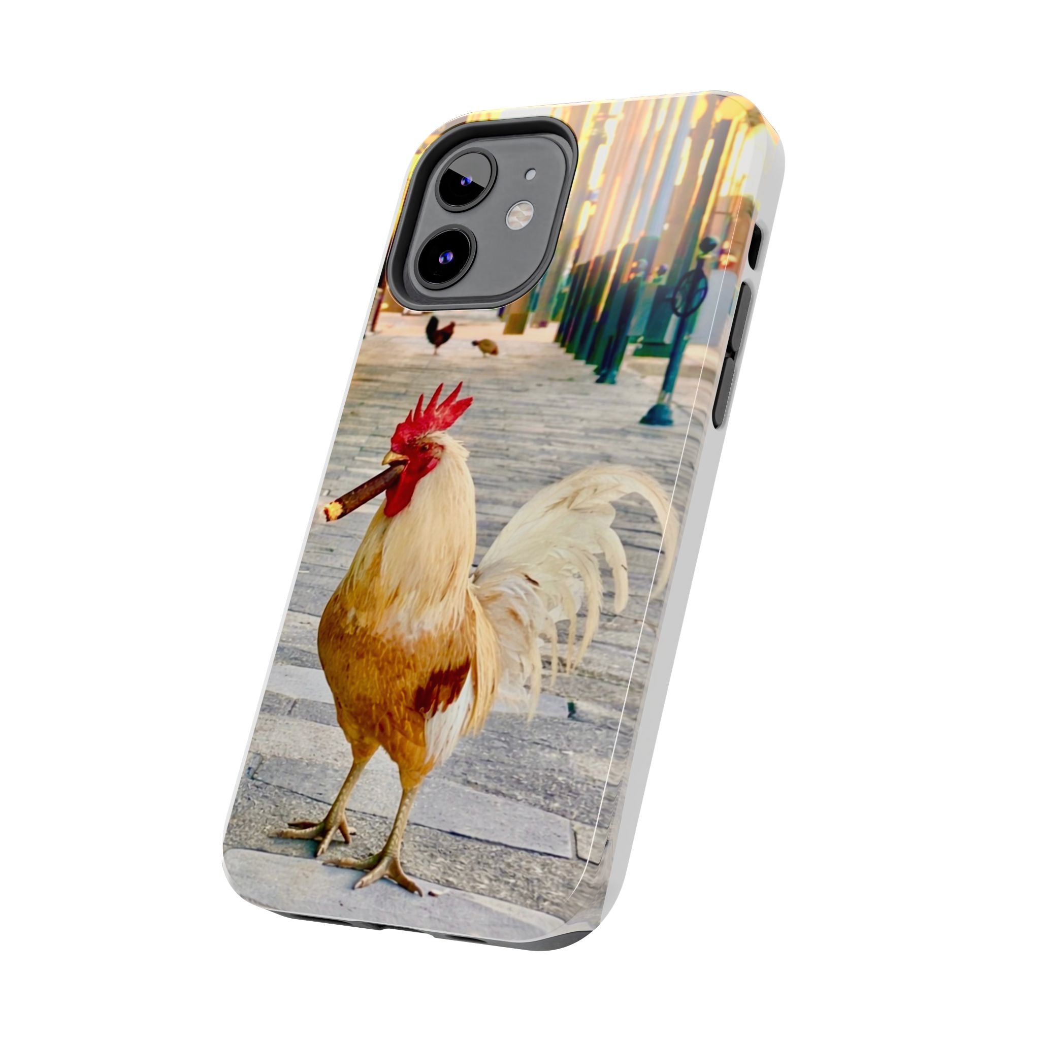 7th St Smoking Rooster Phone Case