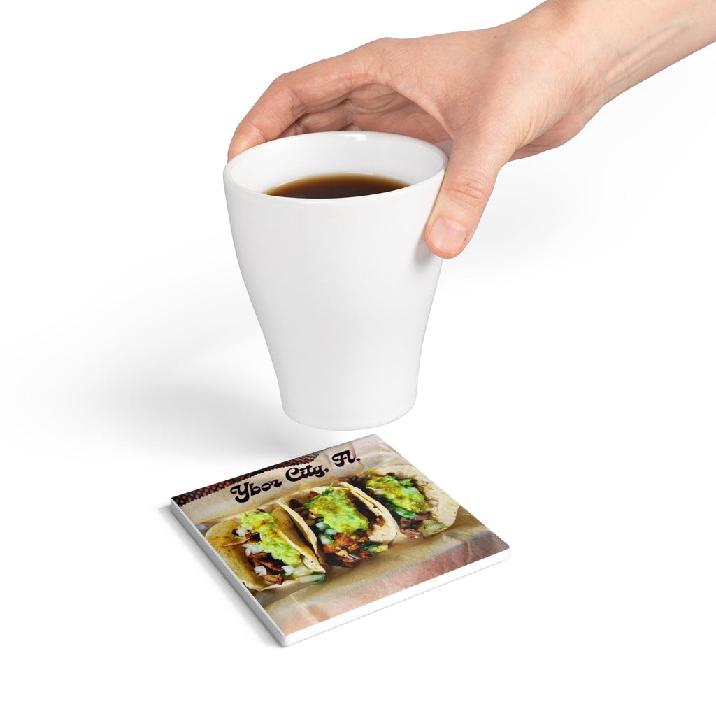 Jimmy’s Tacos, Ybor City Ceramic Coaster