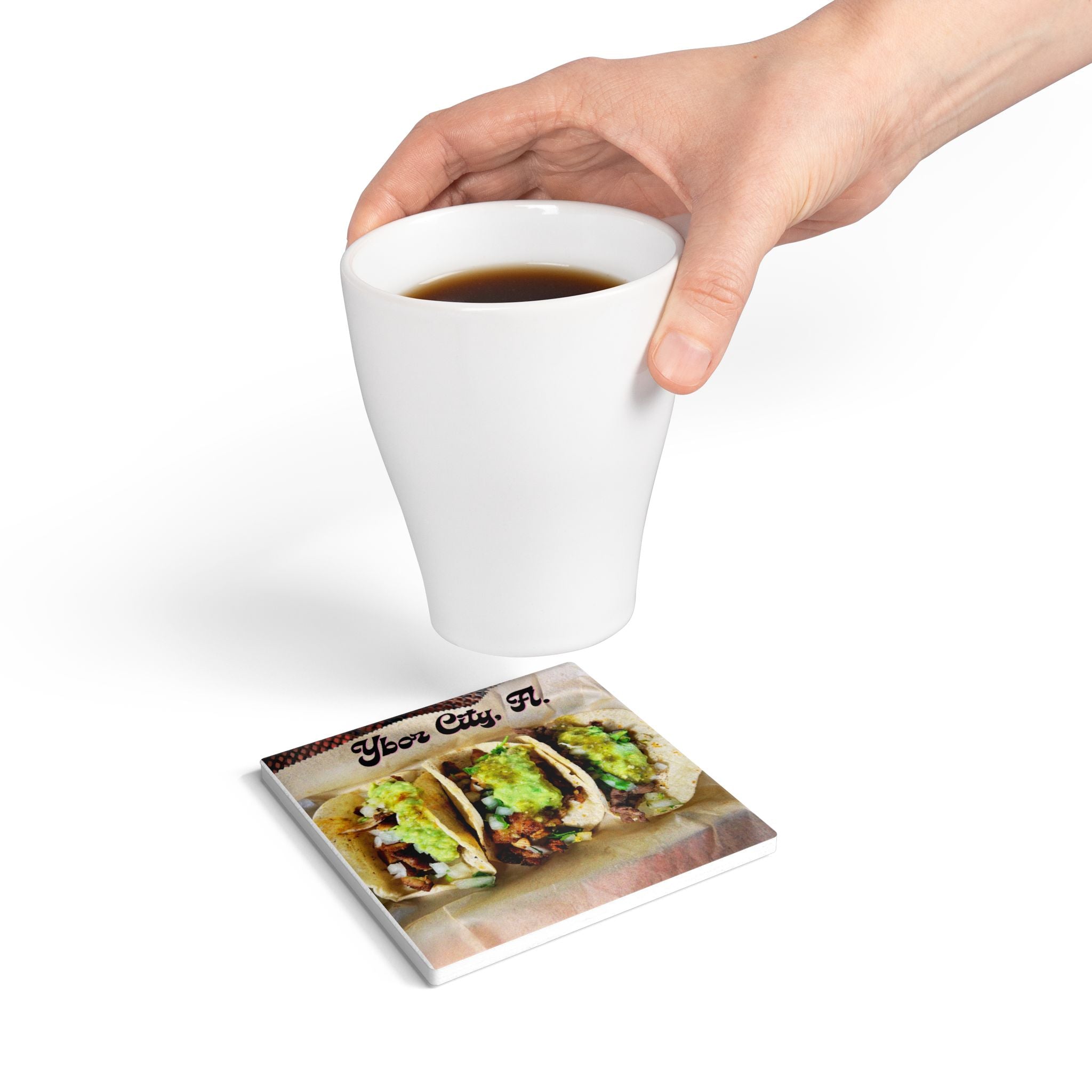 Jimmy’s Tacos, Ybor City Ceramic Coaster