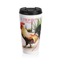 Ybor City White Fence Rooster Tumbler