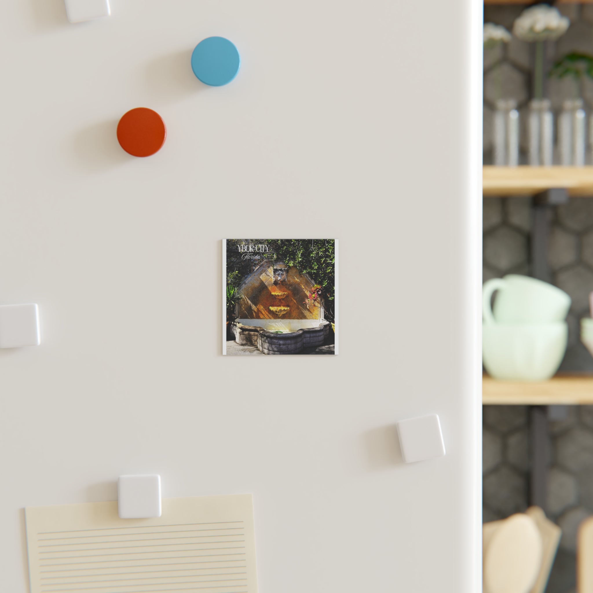 Ybor City Courtyard Fountain Magnet