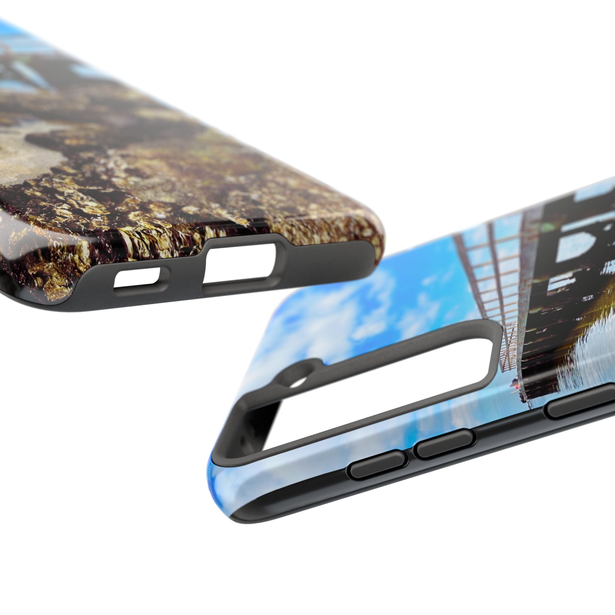 Coastal Pier & Oyster Rocks Phone Case