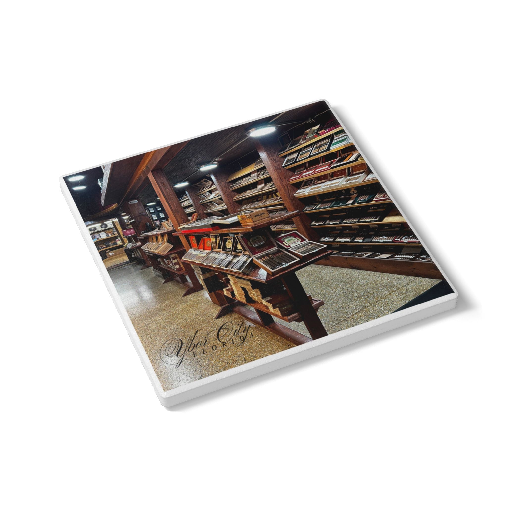 Ybor City Cigar Shop Coaster
