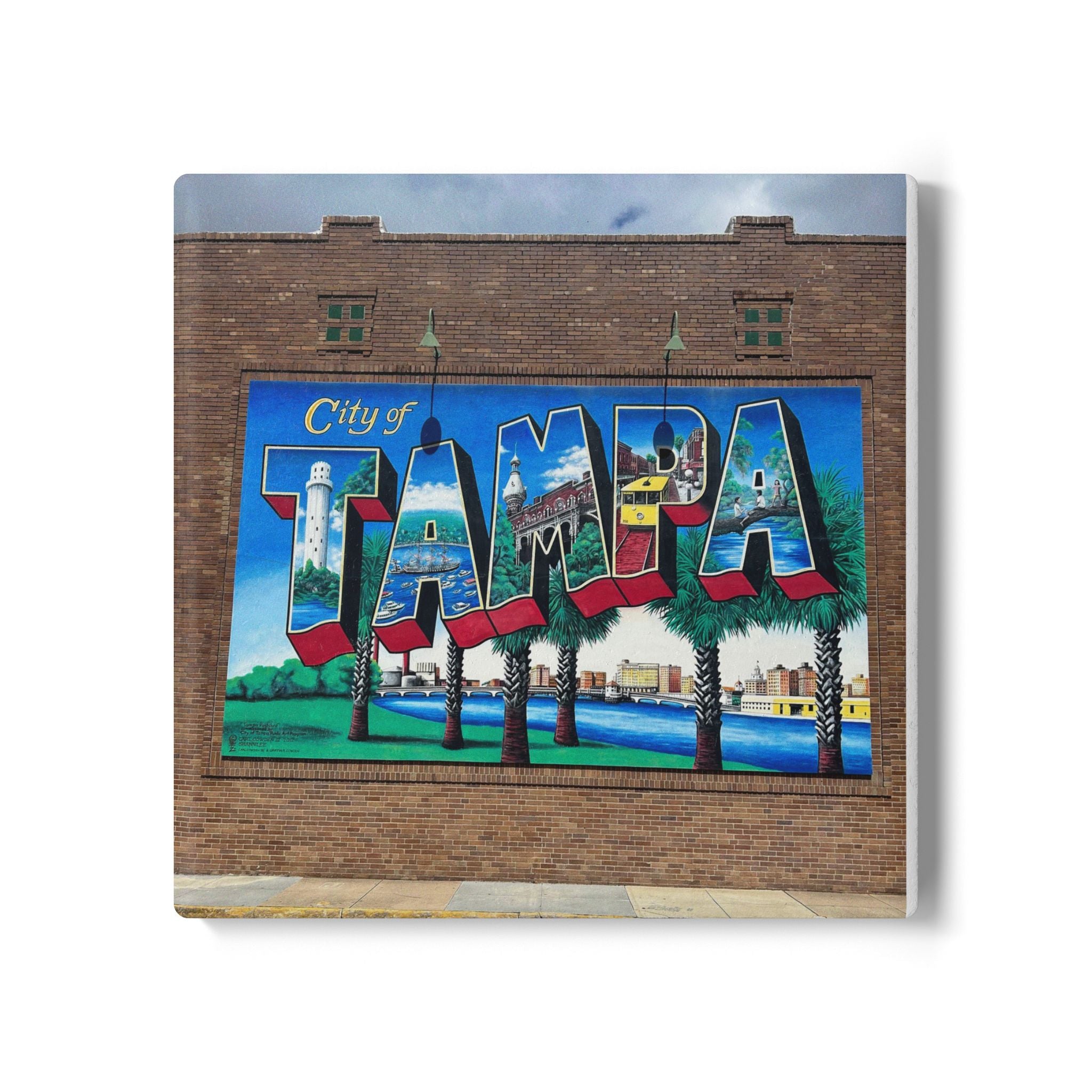 "Tampa Mural" Coaster