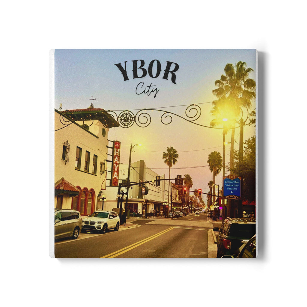 7th Avenue, Ybor City Ceramic Coaster