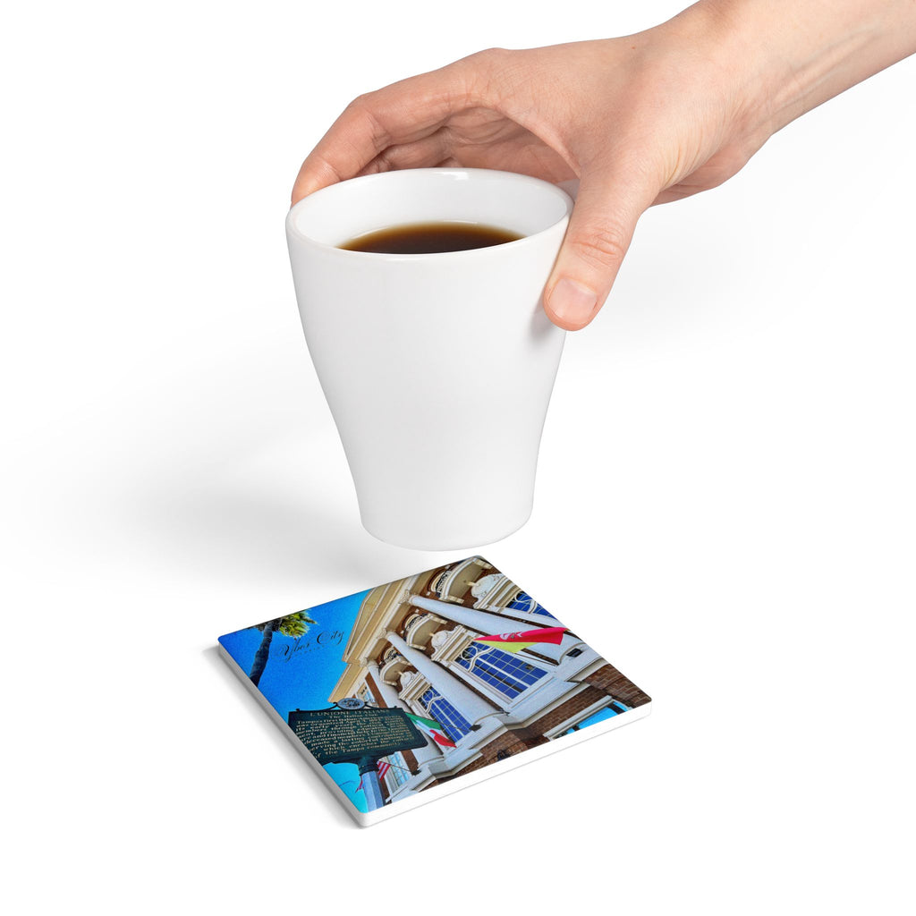 Ybor City Italian Club Ceramic Coaster