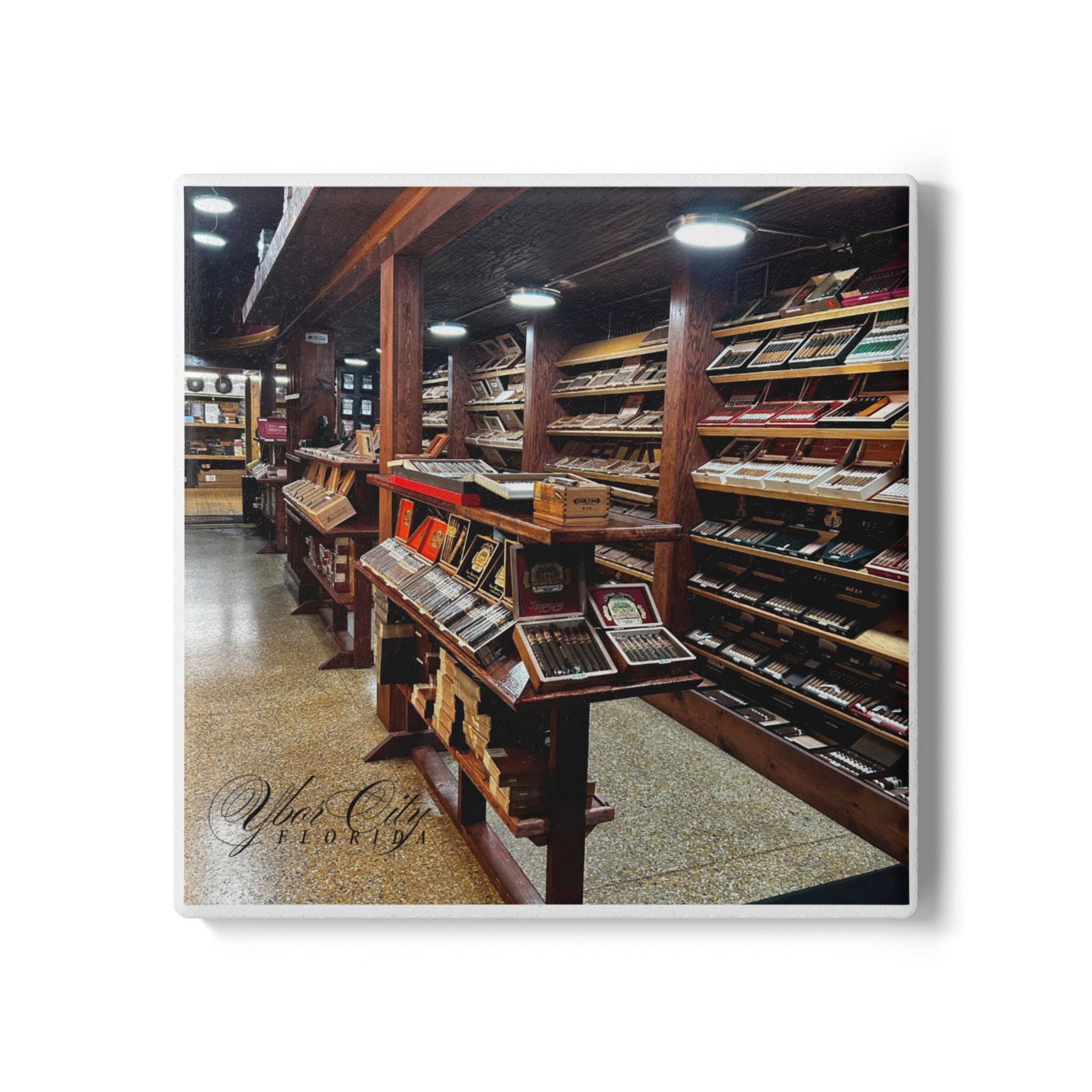 Ybor City Cigar Shop Coaster