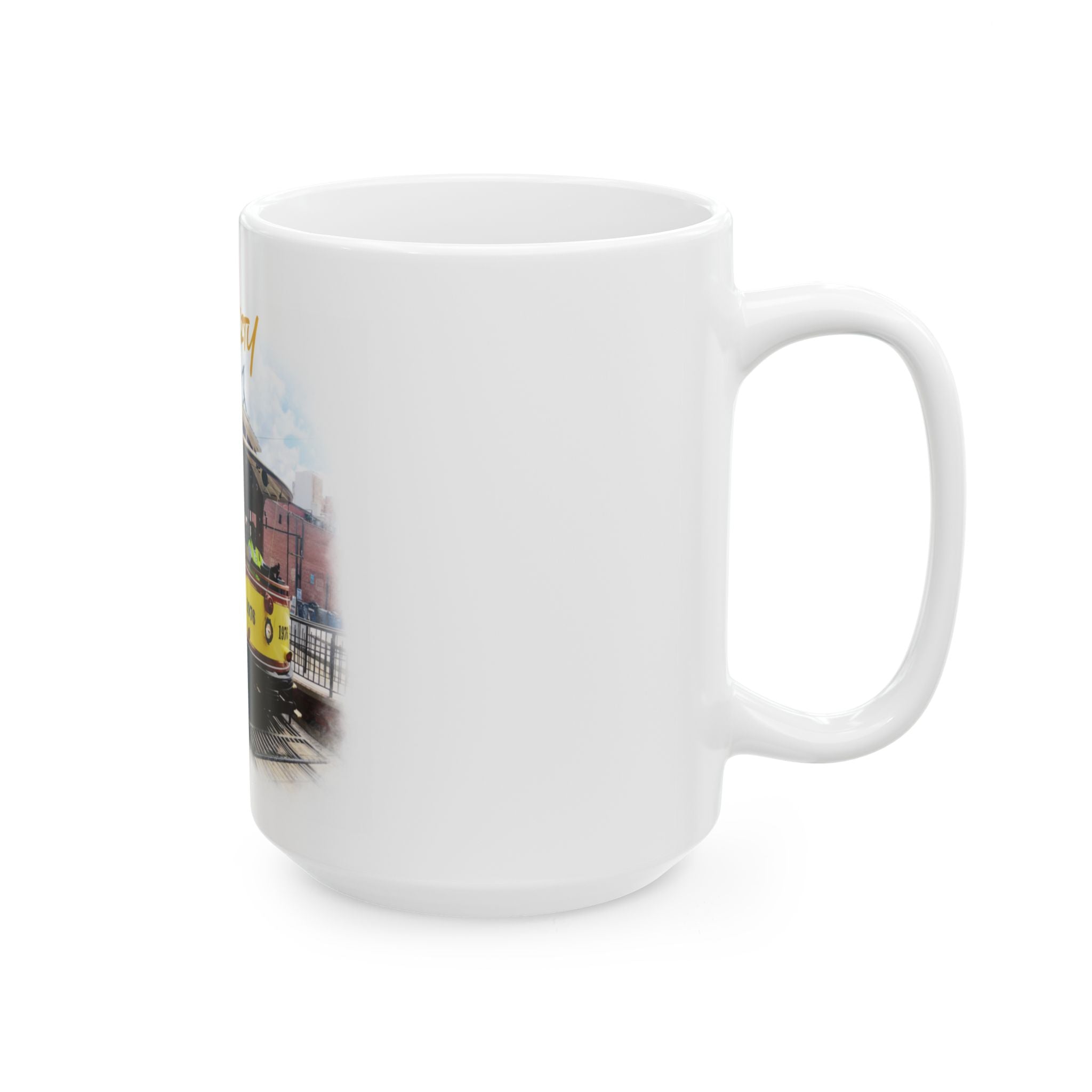 Ybor City Trolley Ceramic Mug