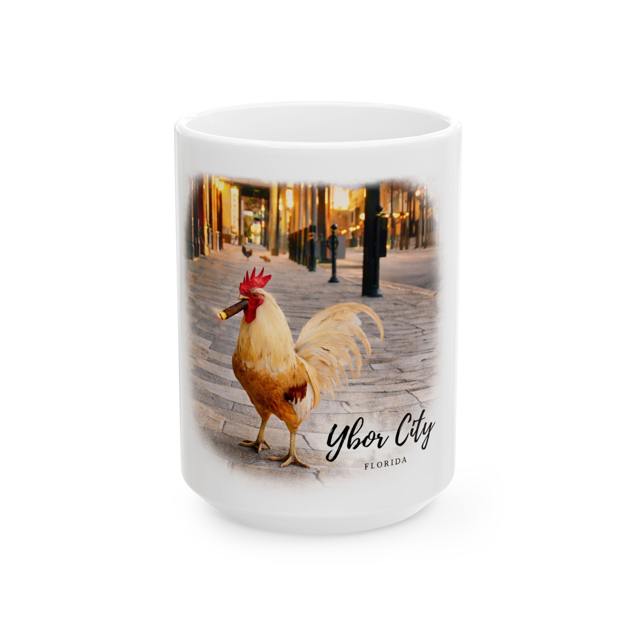 Ybor City Rooster Ceramic Mug