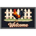 Farmhouse Rooster Welcome Doormat