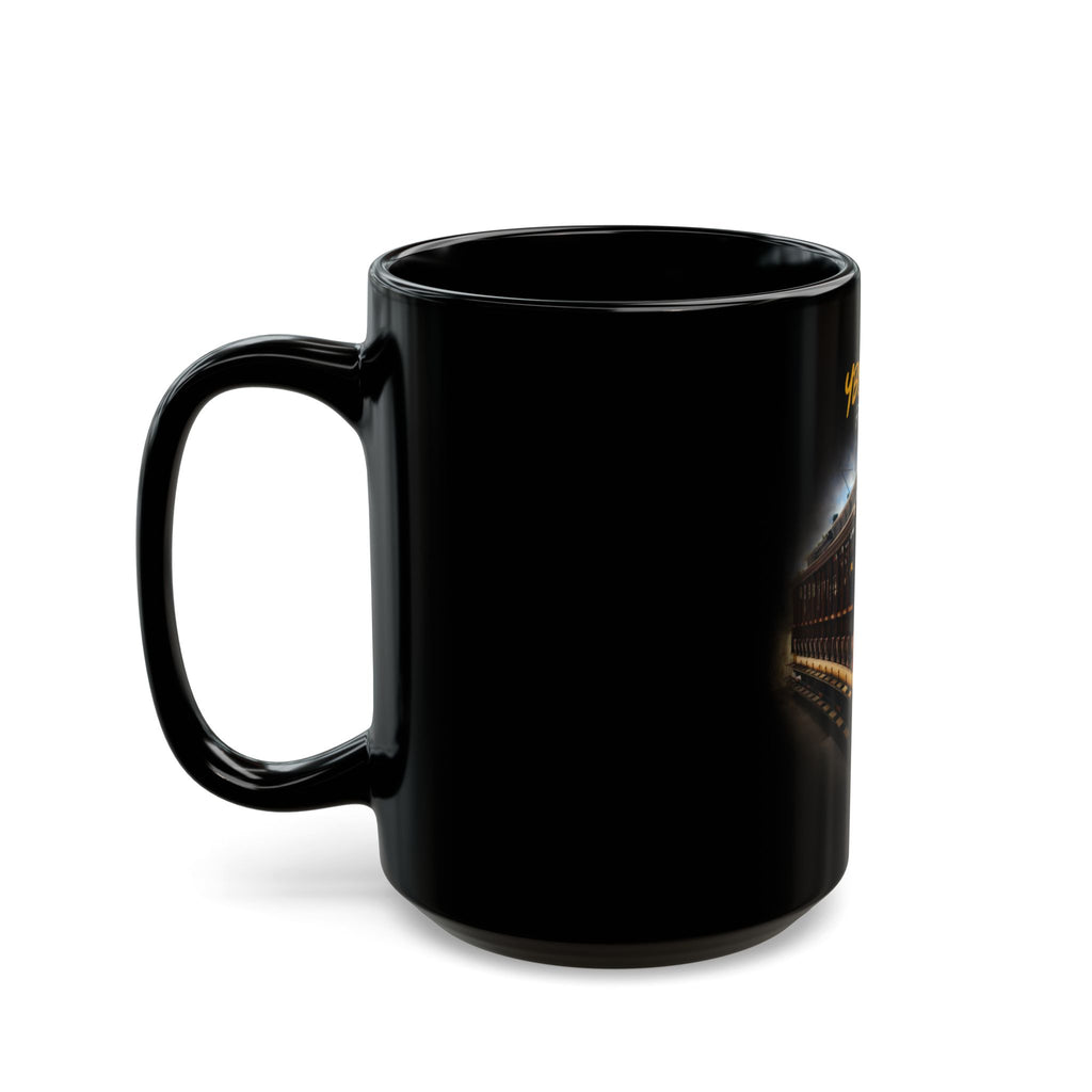 Ybor City Trolley Black Mug