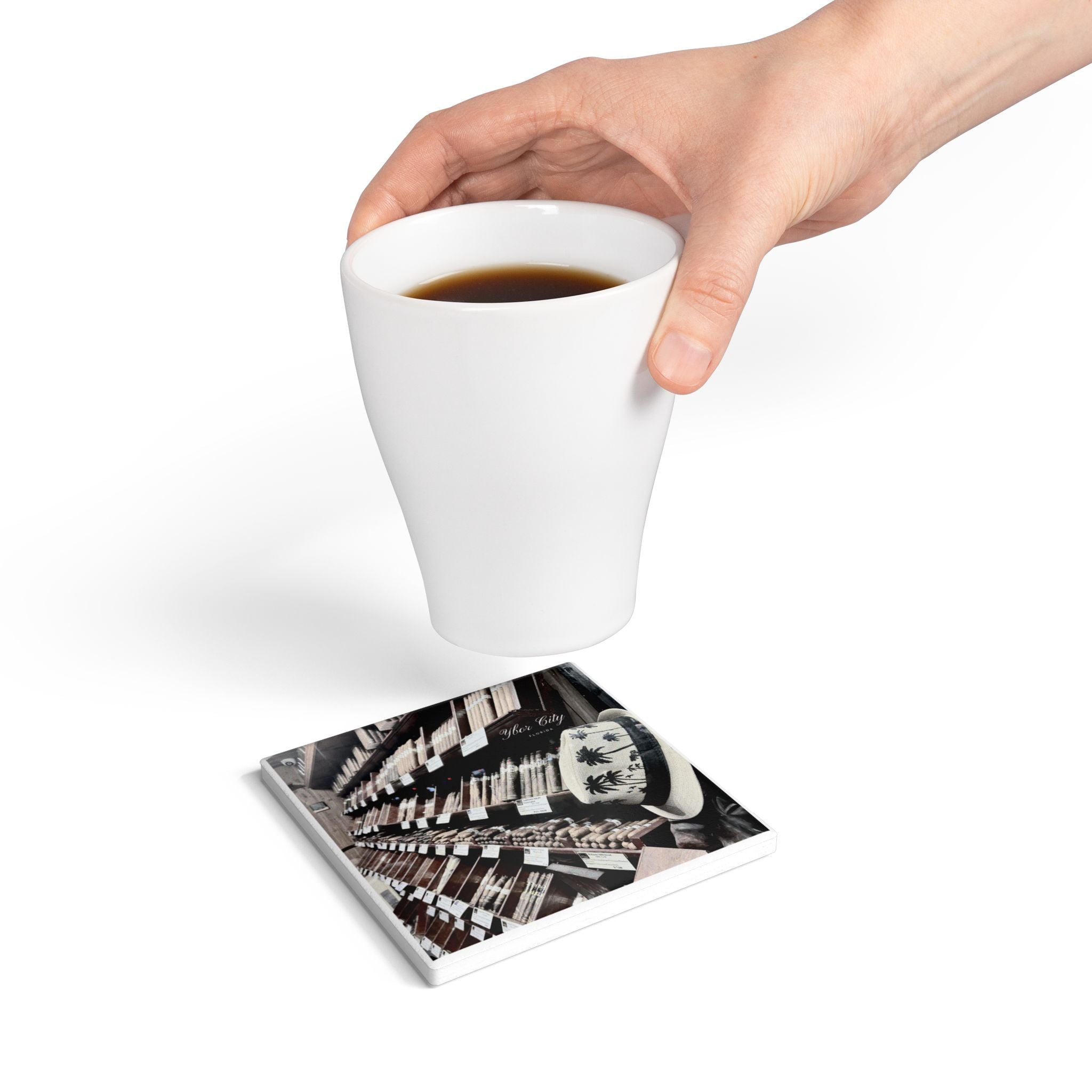 Ybor City Cigar Shop Coaster