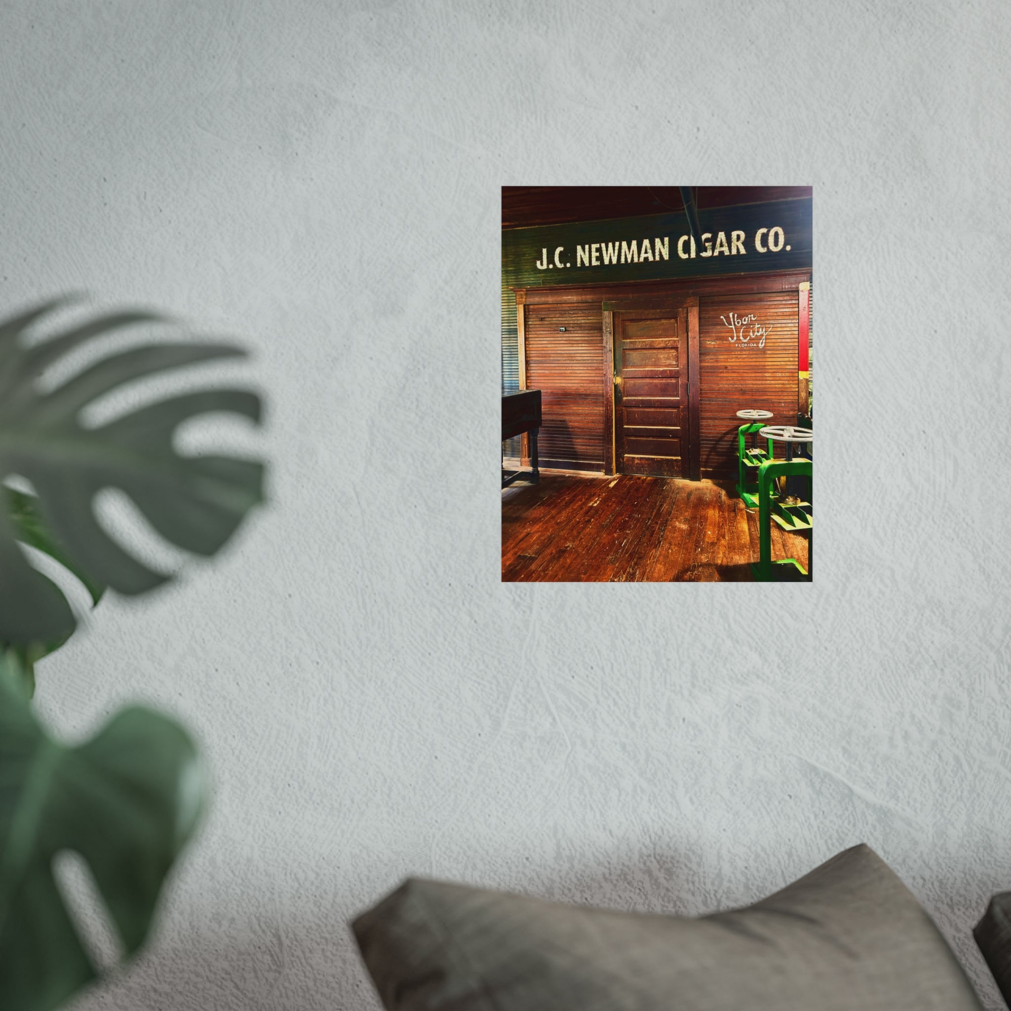 JC Newman Cigar Factory Vintage Door Wall Art