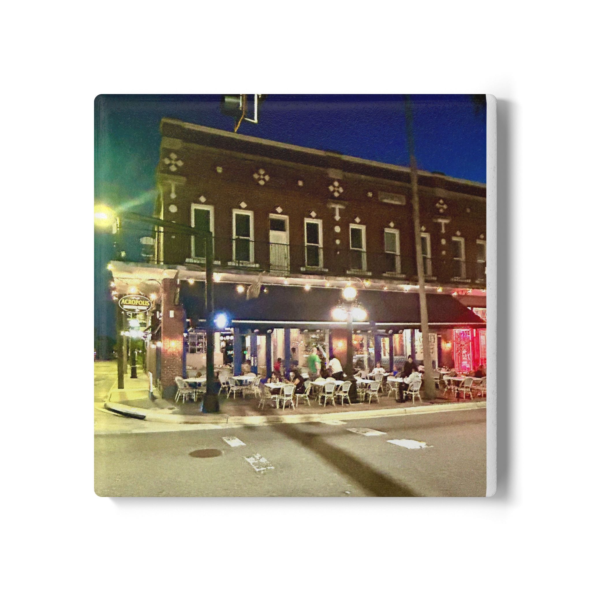 “Acropolis Greek Taverna, Ybor City” Coaster