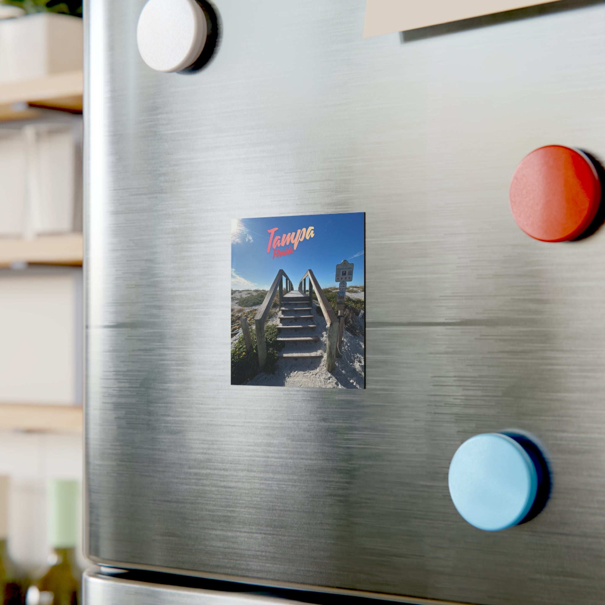 Tampa Florida Beach Access Magnet