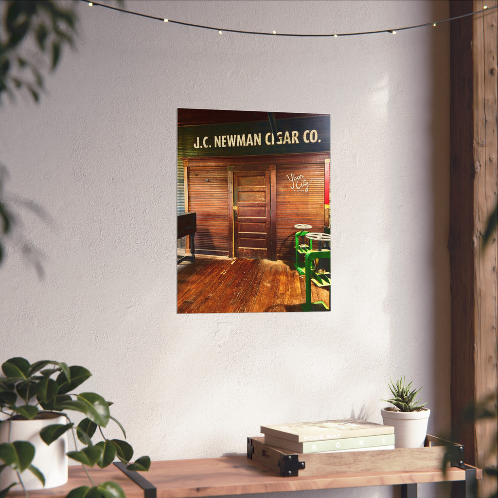 JC Newman Cigar Factory Vintage Door Wall Art
