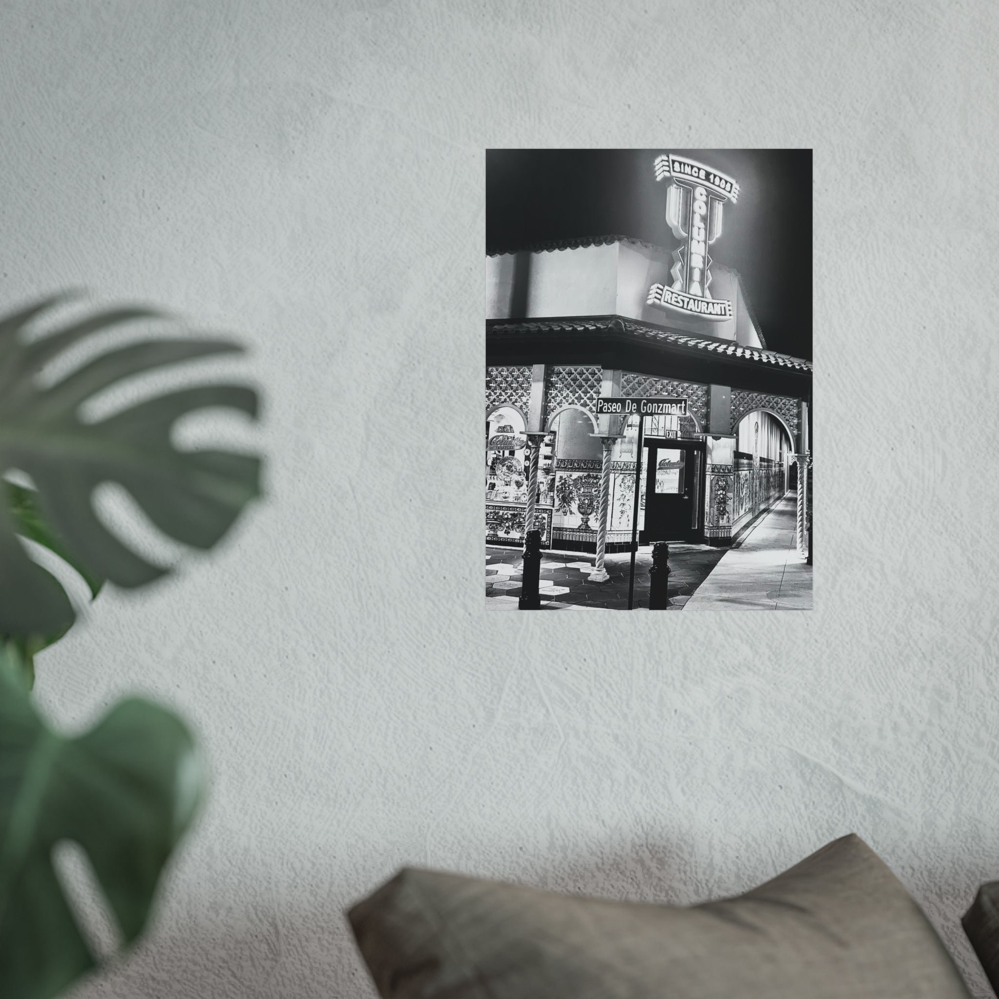 Columbia Restaurant at Night Wall Art