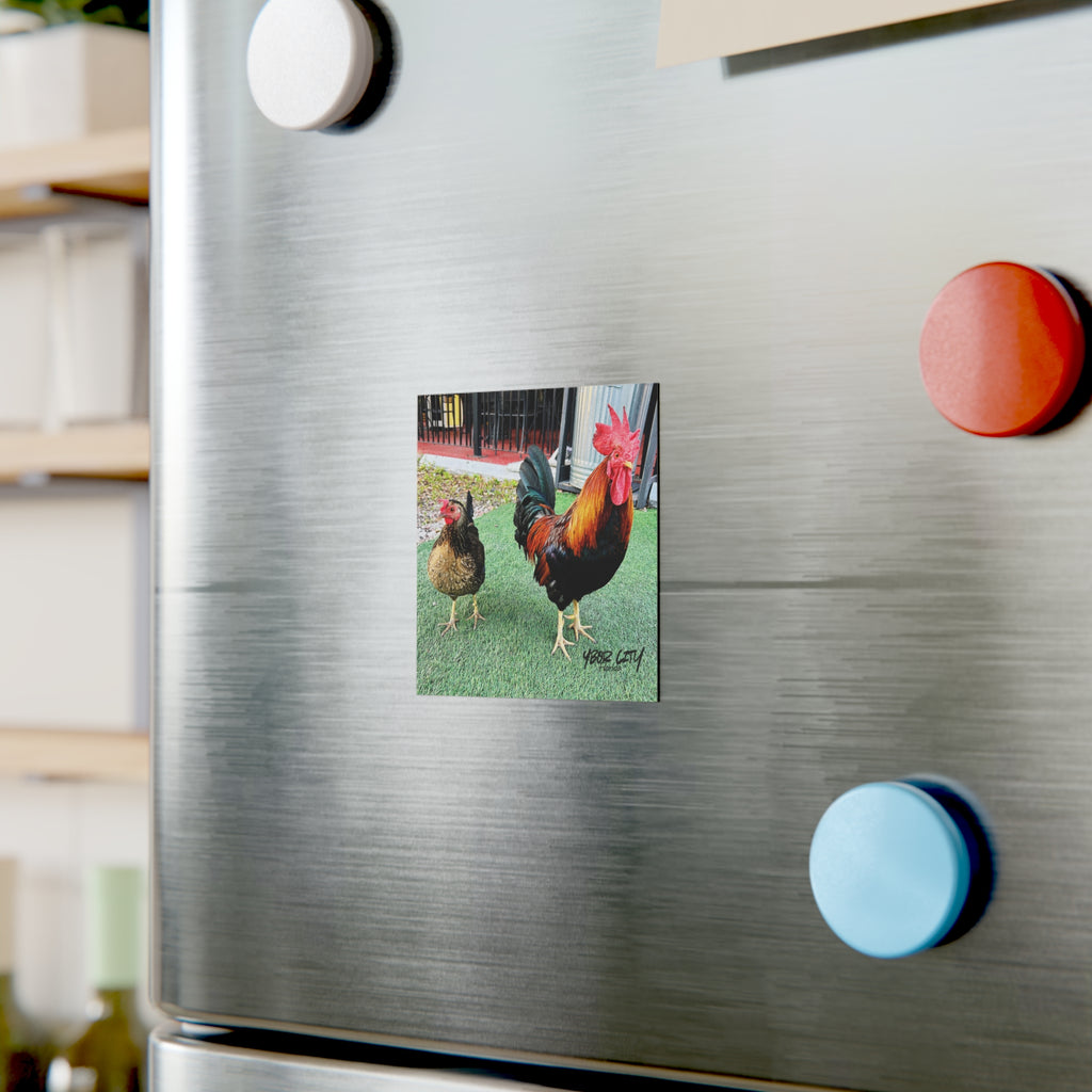 Ybor Rooster Duo Magnet