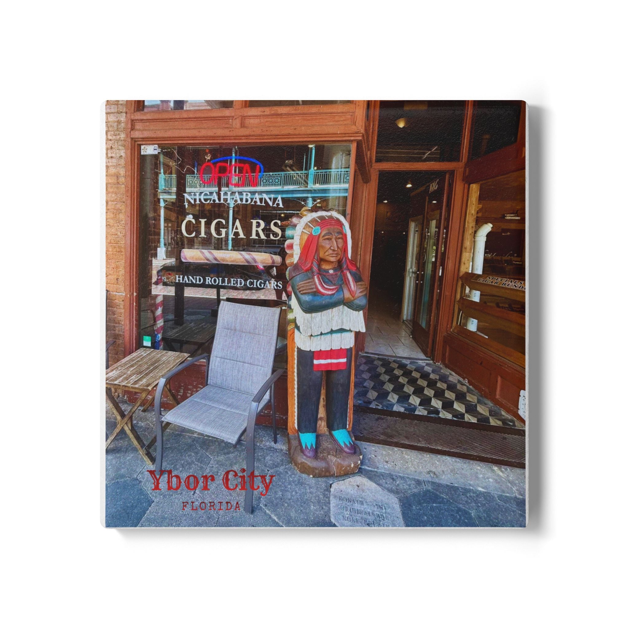 Ybor City Cigar Shop Coaster