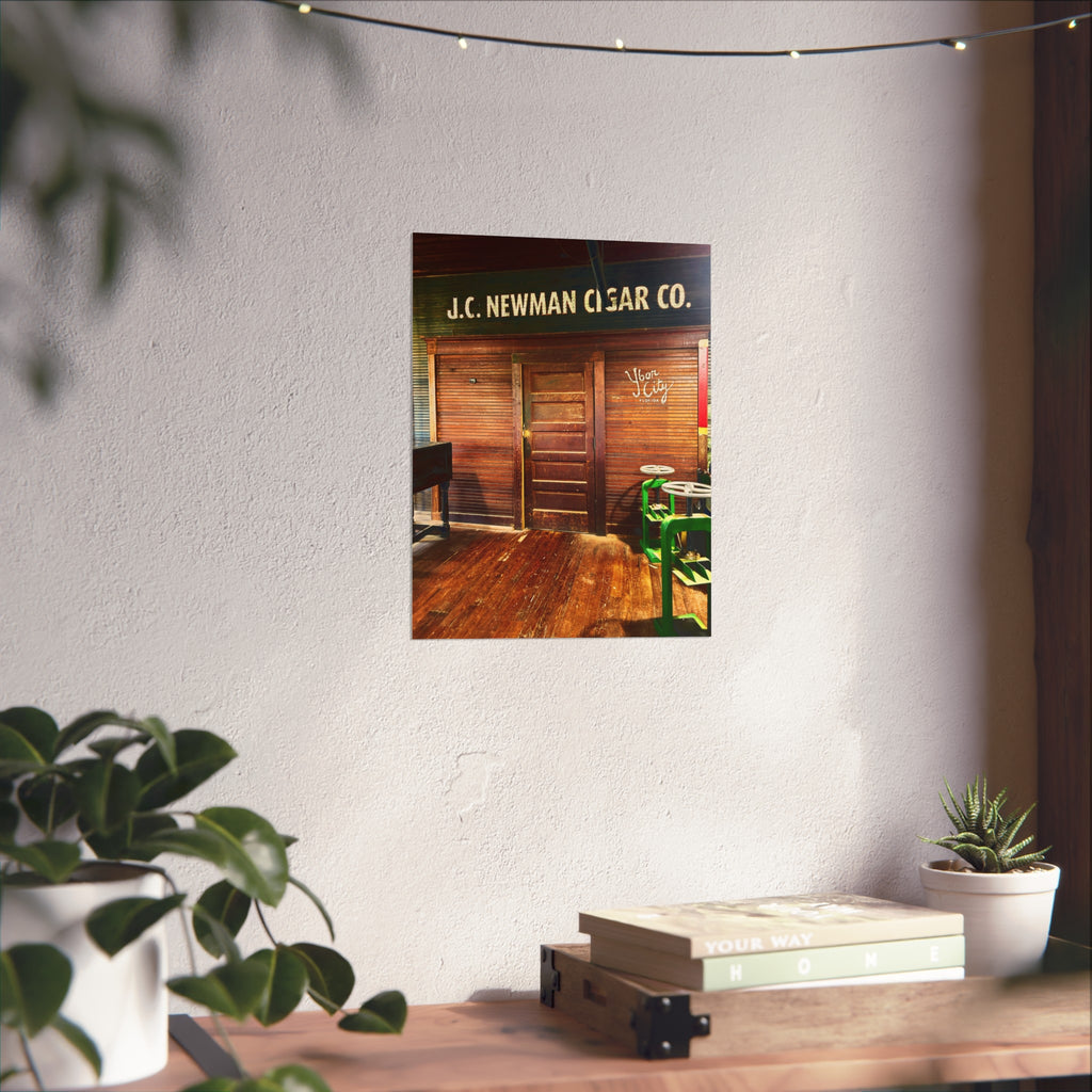 JC Newman Cigar Factory Vintage Door Wall Art