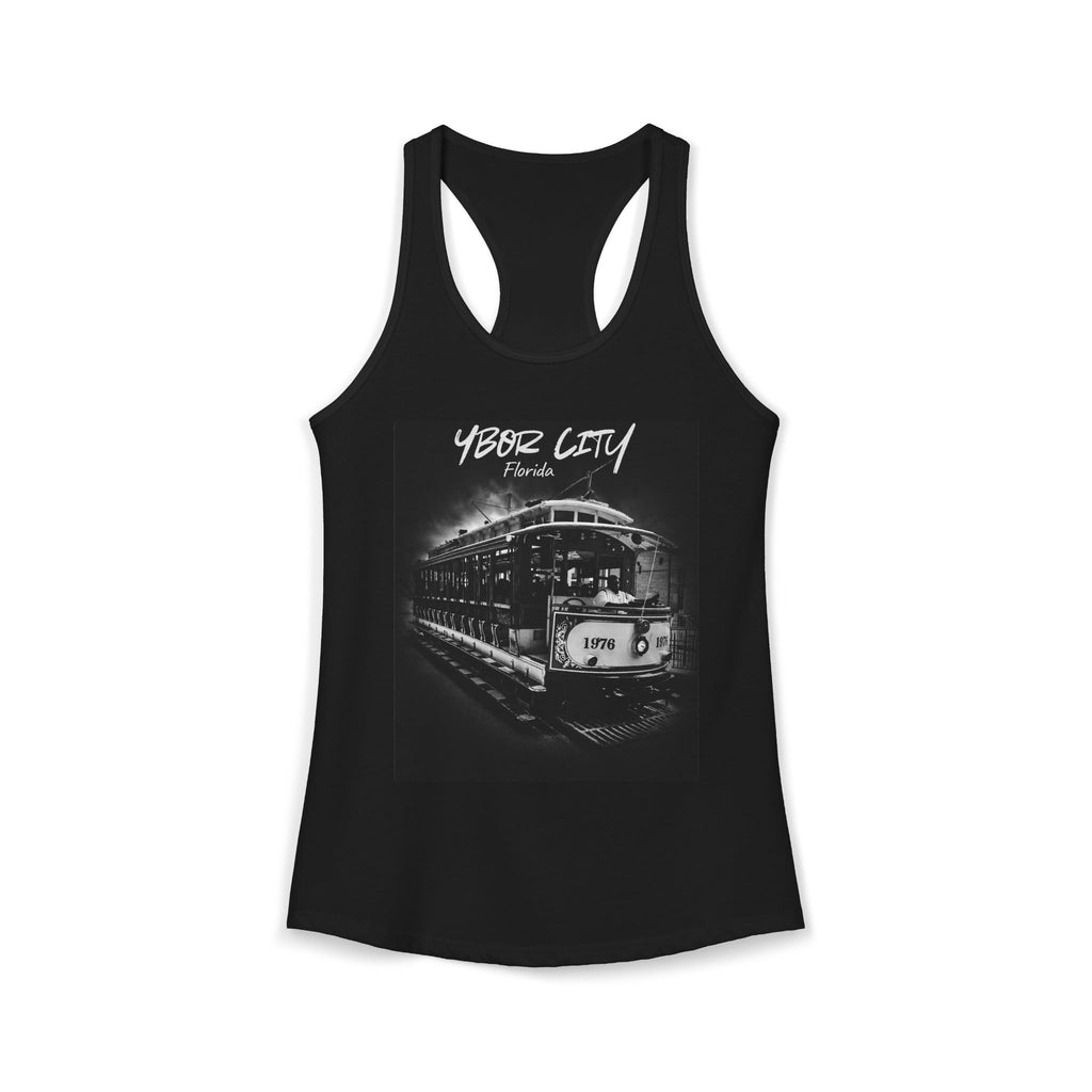 Ybor City Vintage Trolley Woman's Tank T-Shirt