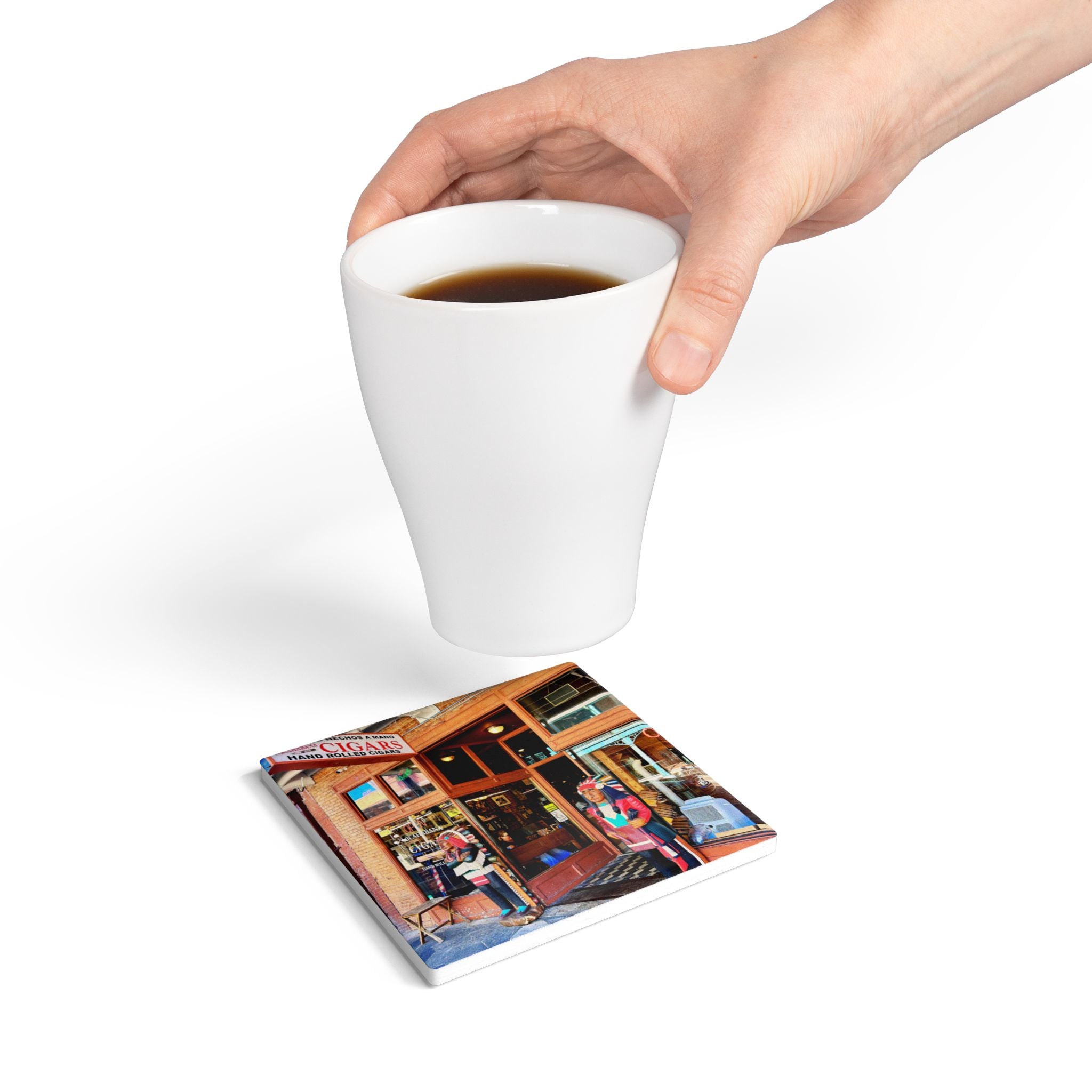 Ybor City Cigar Shop Coaster