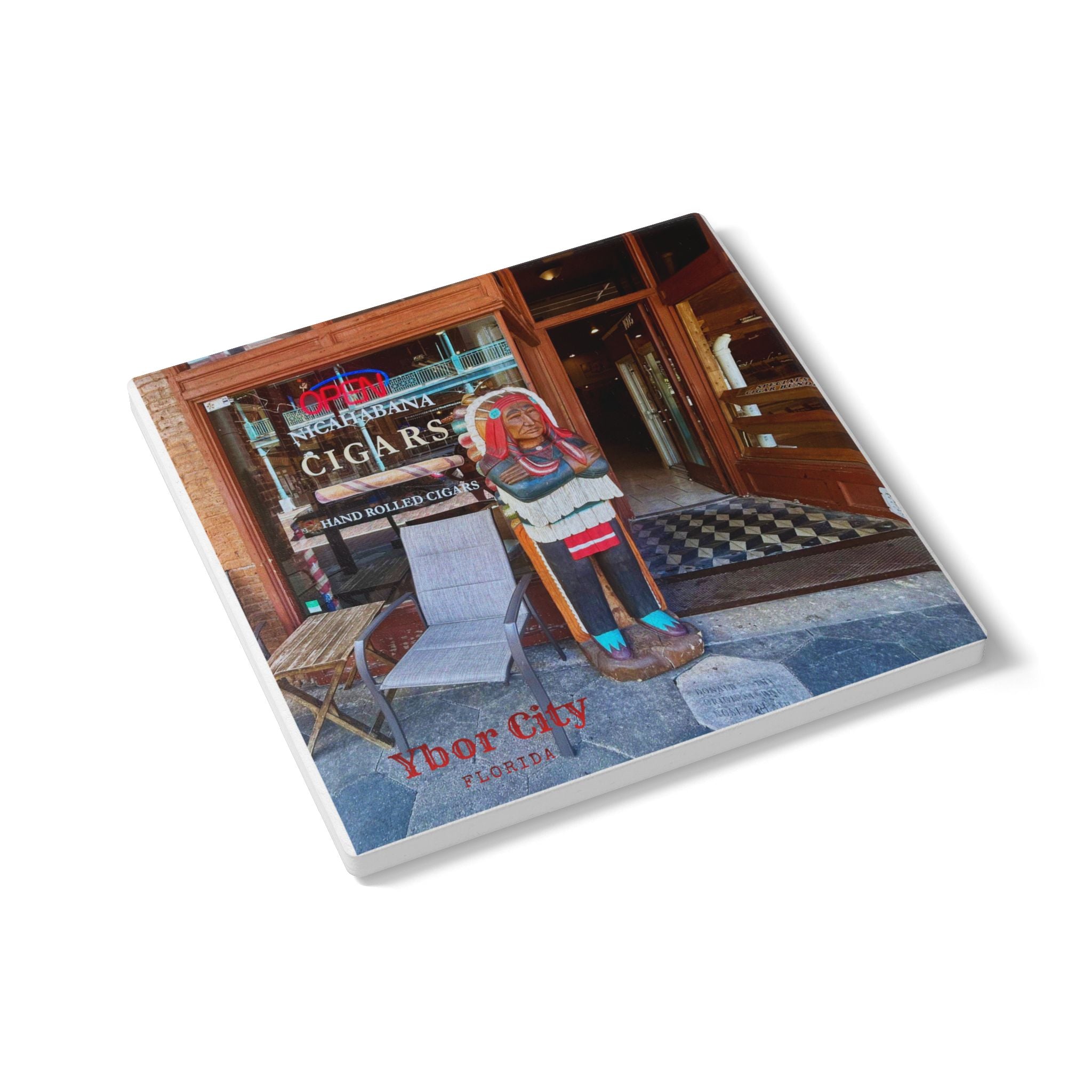 Ybor City Cigar Shop Coaster